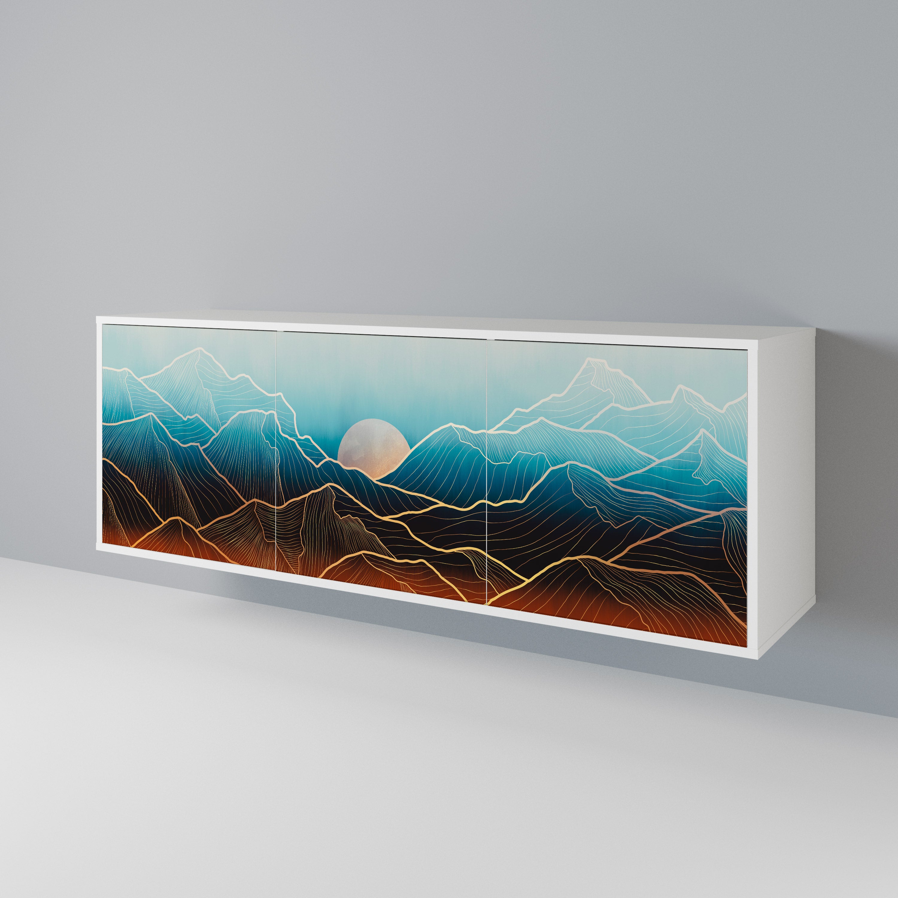LUNAR SECRETS 3-Door Sideboard