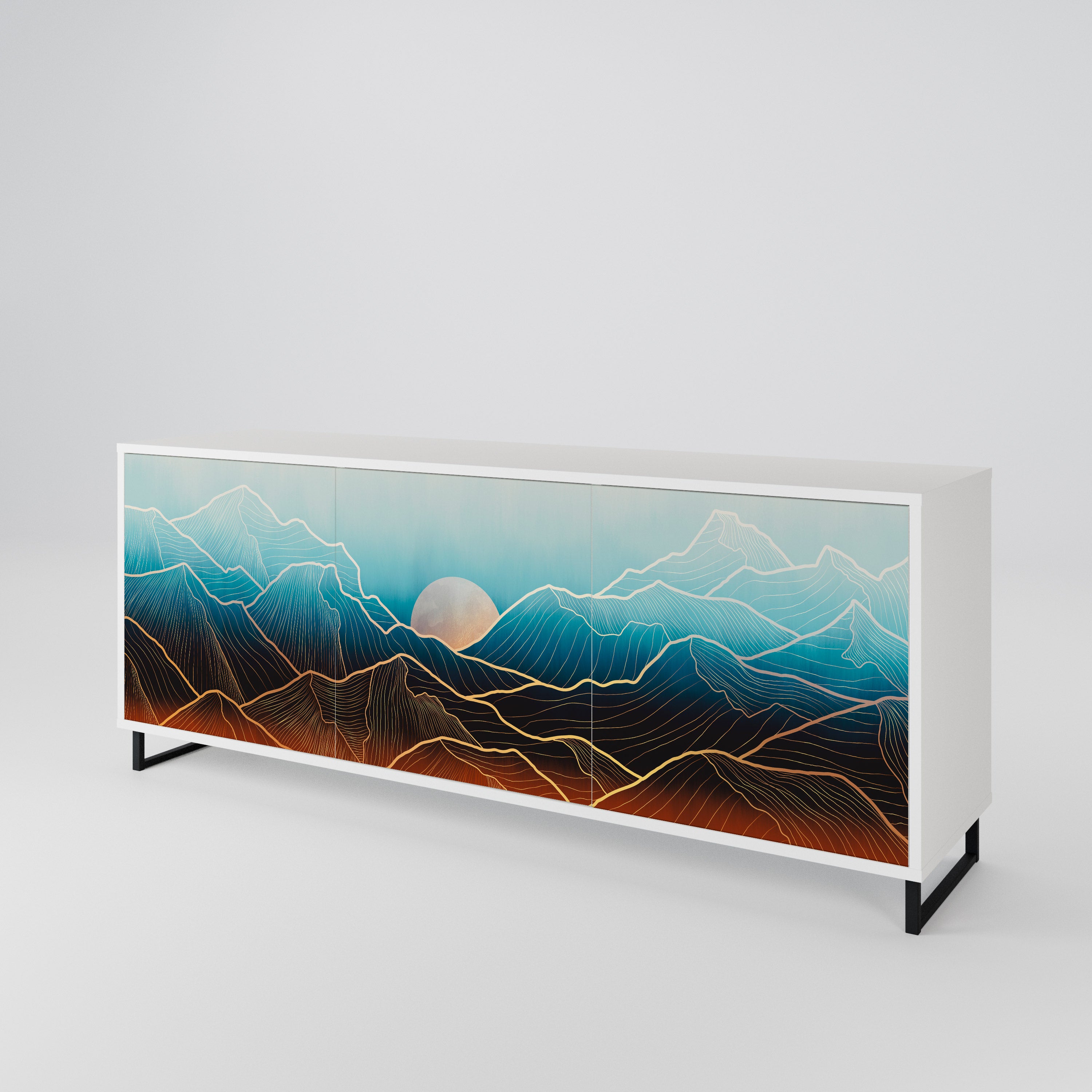 LUNAR SECRETS 3-Door Sideboard