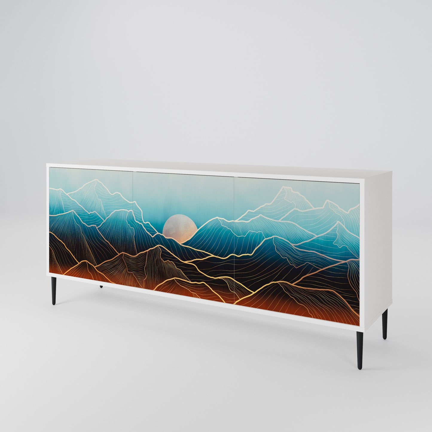 LUNAR SECRETS 3-Door Sideboard