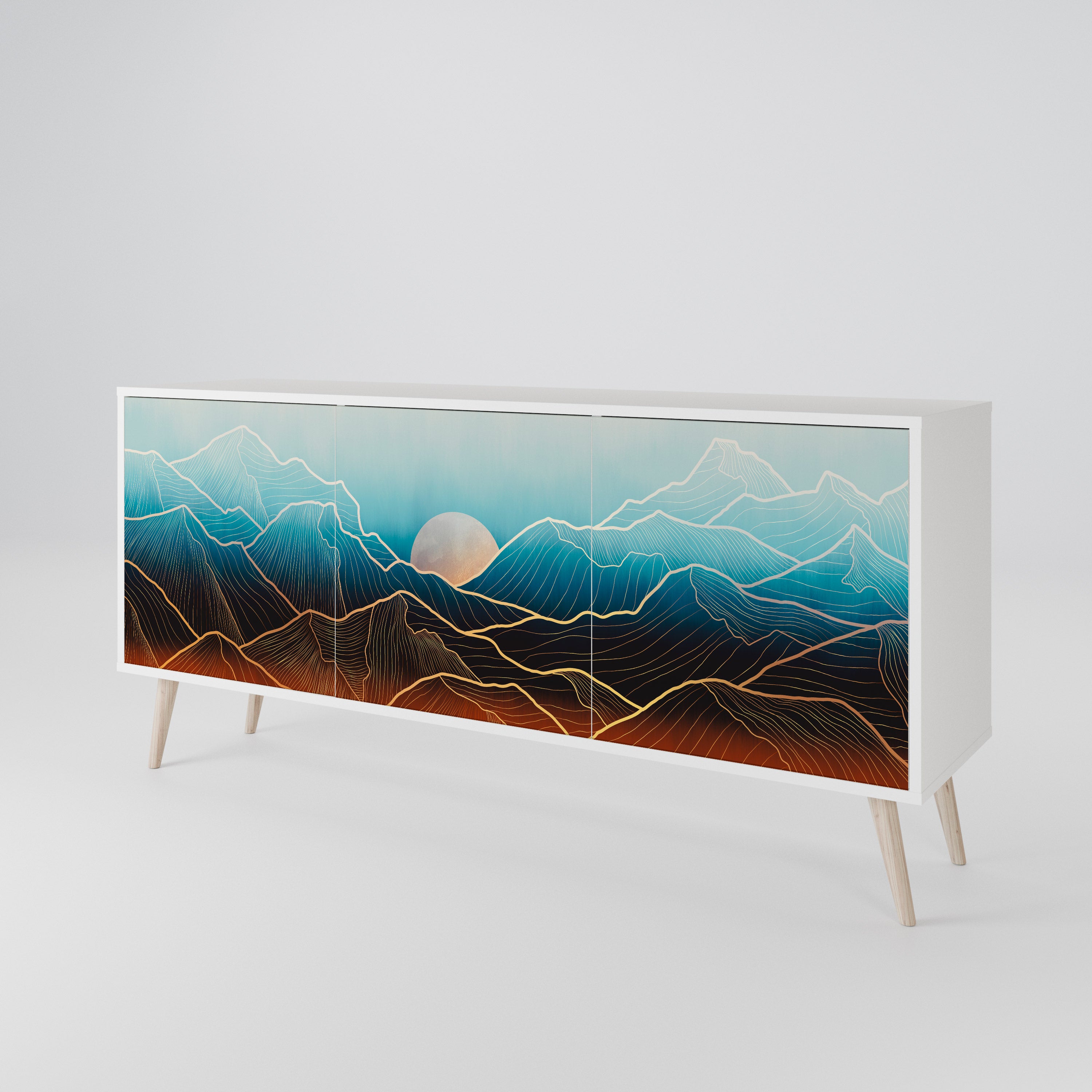 LUNAR SECRETS 3-Door Sideboard