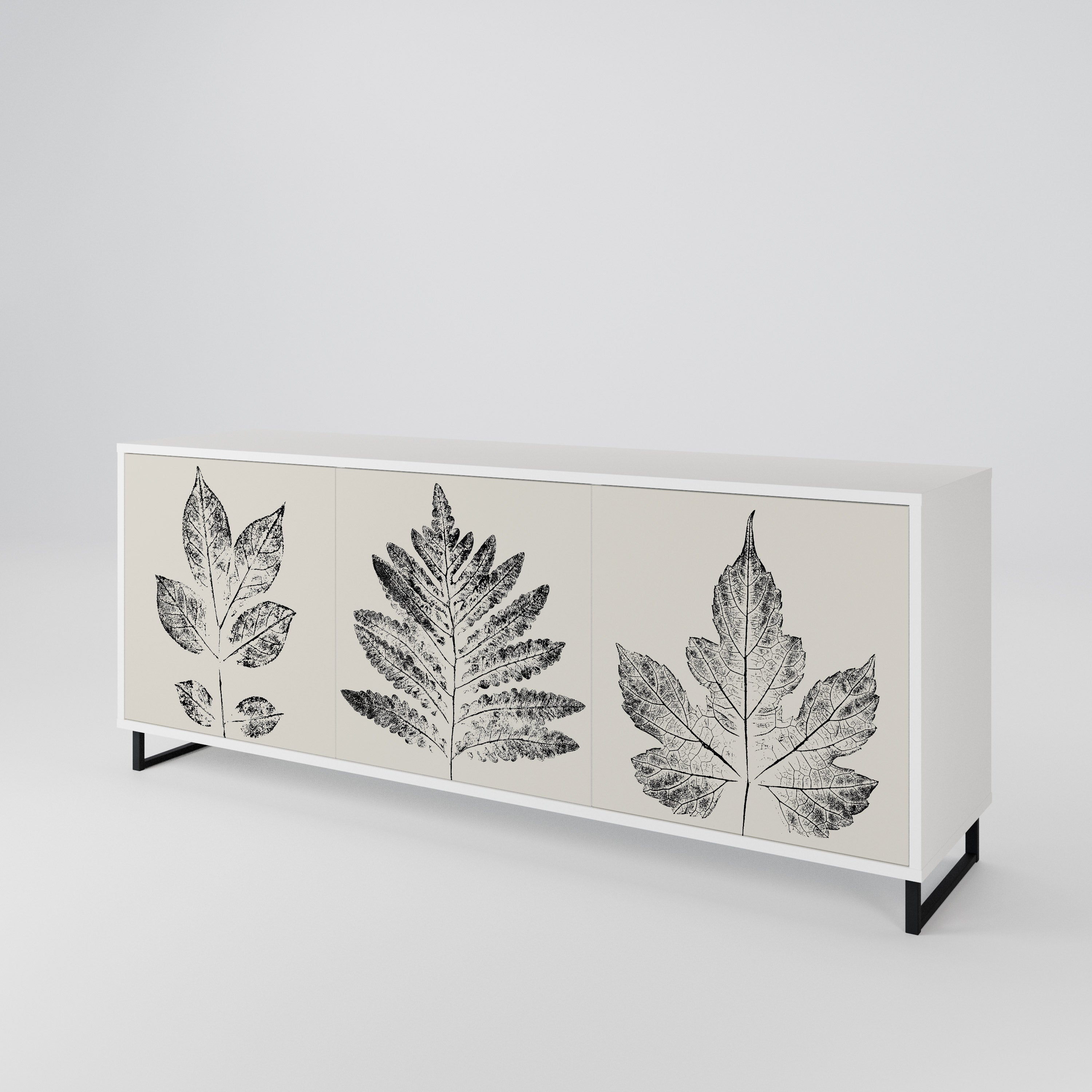 LEAFY STAMPS 3-Door Sideboard