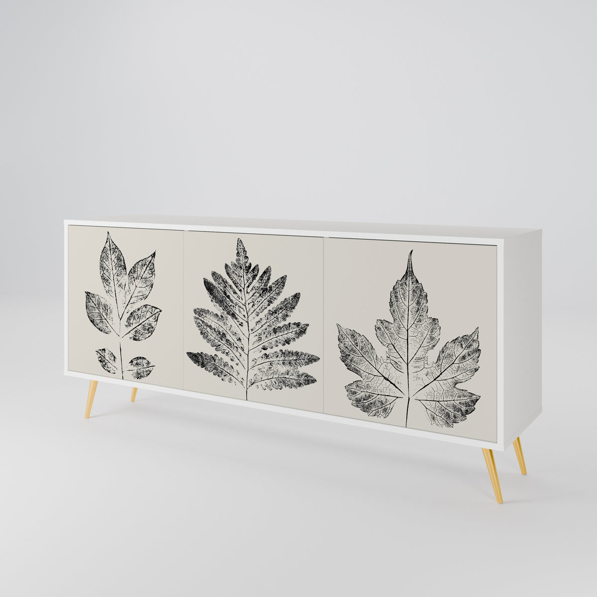 LEAFY STAMPS 3-Door Sideboard