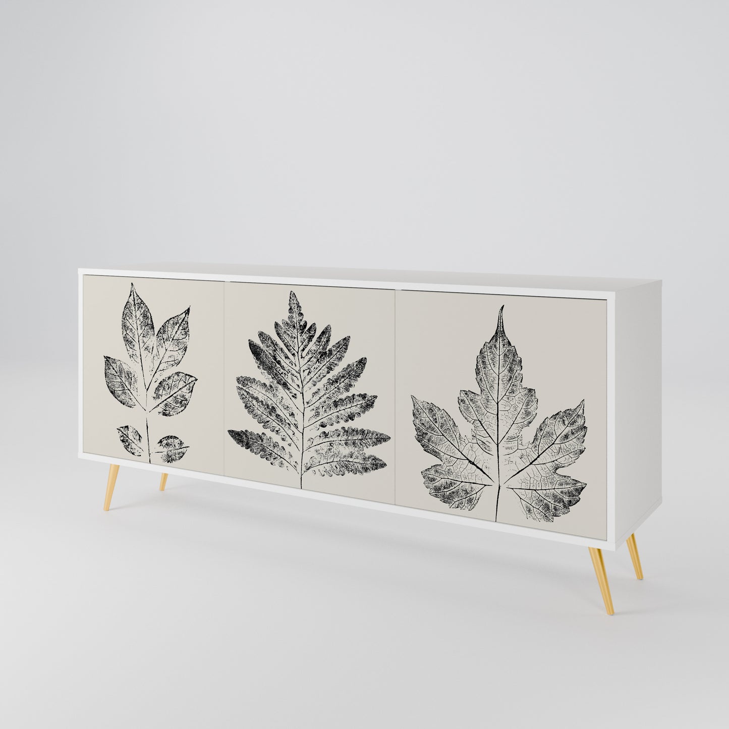 LEAFY STAMPS 3-Door Sideboard