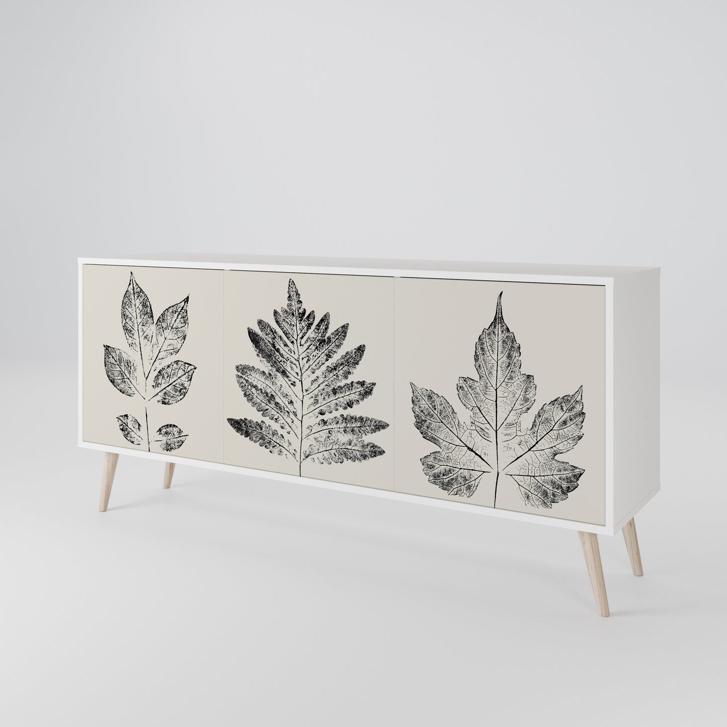 LEAFY STAMPS 3-Door Sideboard