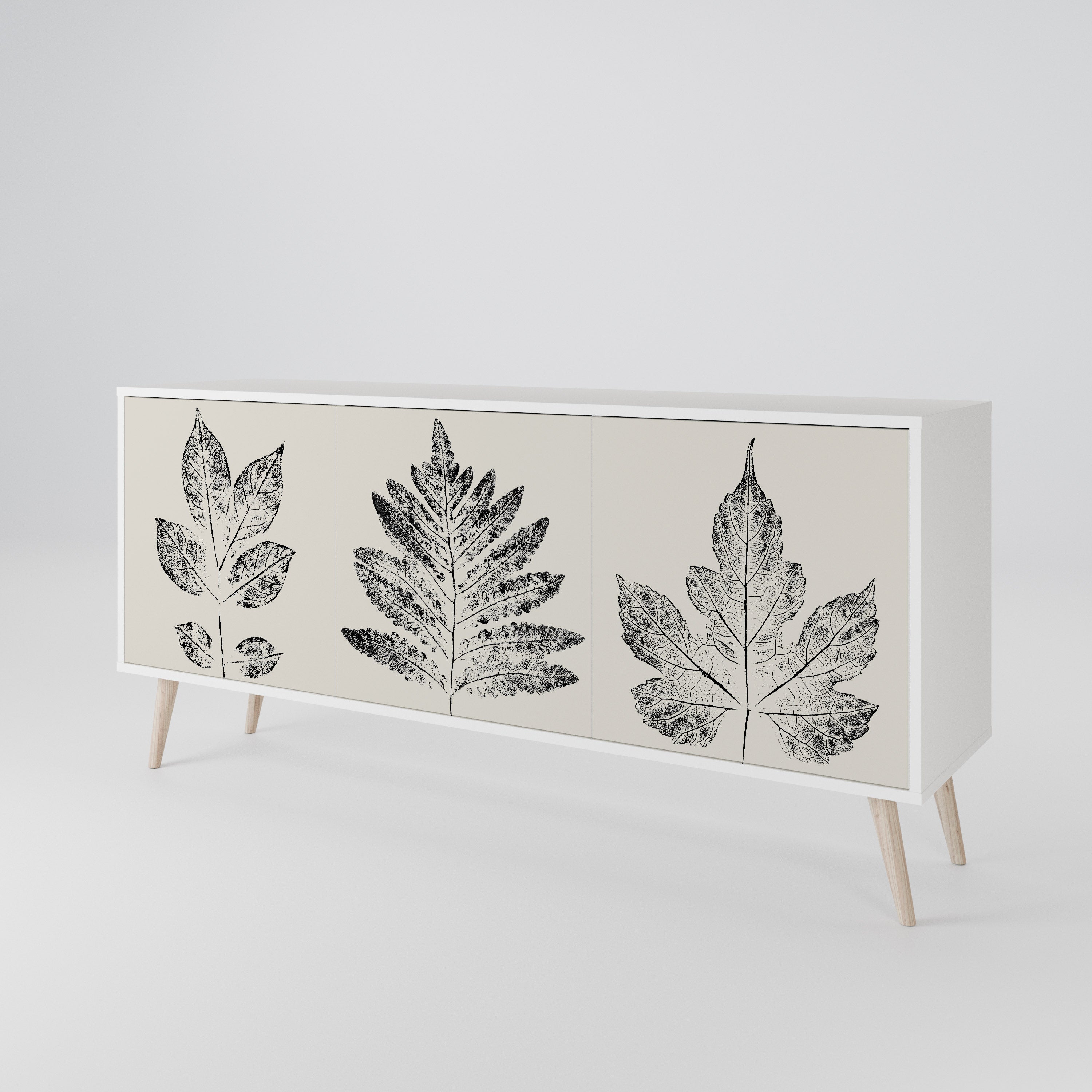 LEAFY STAMPS 3-Door Sideboard