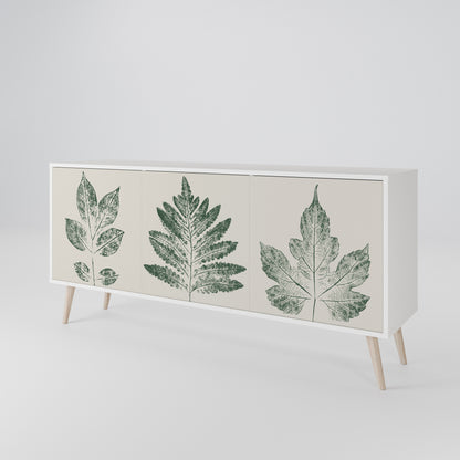 GREEN LEAFY STAMPS 3-Door Sideboard