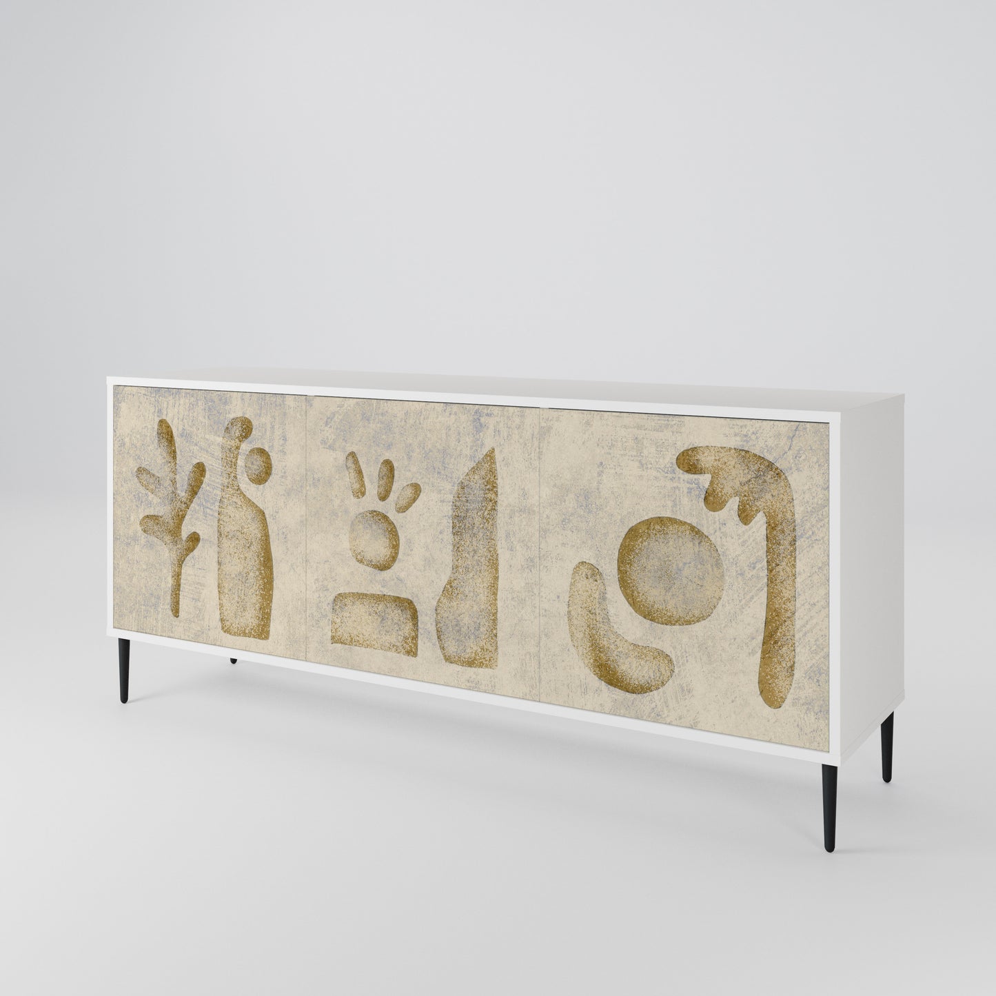 SAND SCULPTURES 3-Door Sideboard