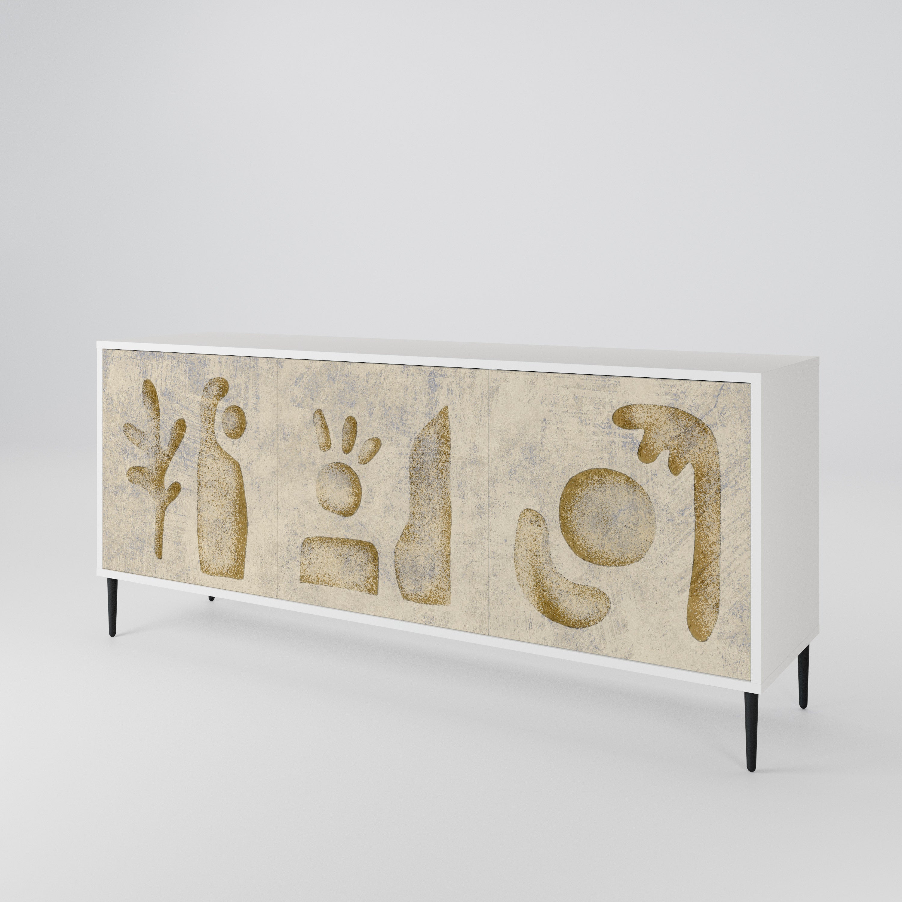 SAND SCULPTURES 3-Door Sideboard