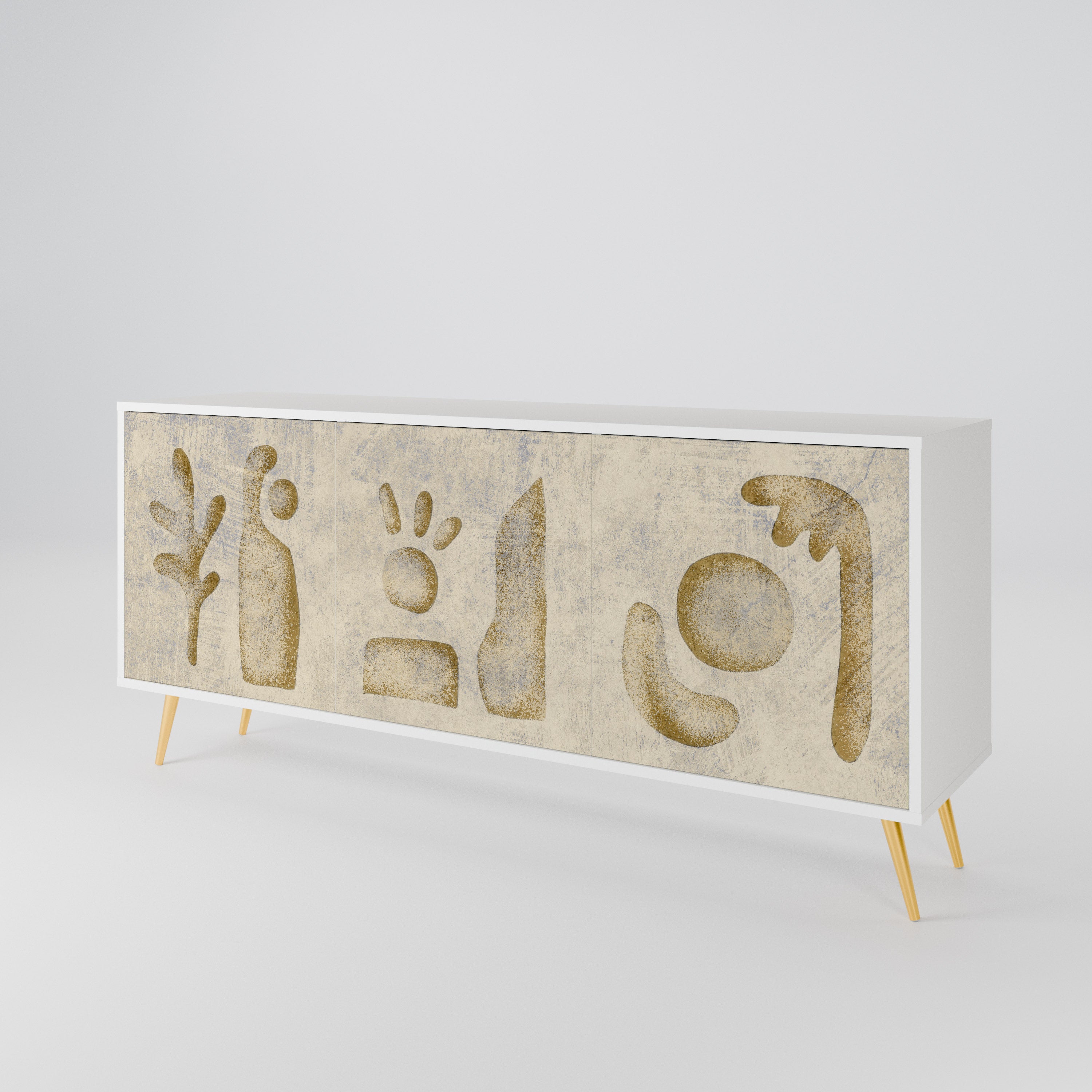 SAND SCULPTURES 3-Door Sideboard