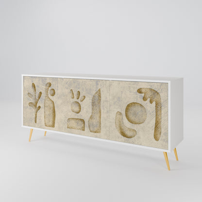 SAND SCULPTURES 3-Door Sideboard