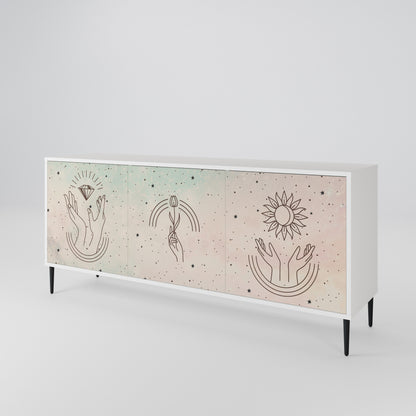 DELICATE BEAUTY 3-Door Sideboard