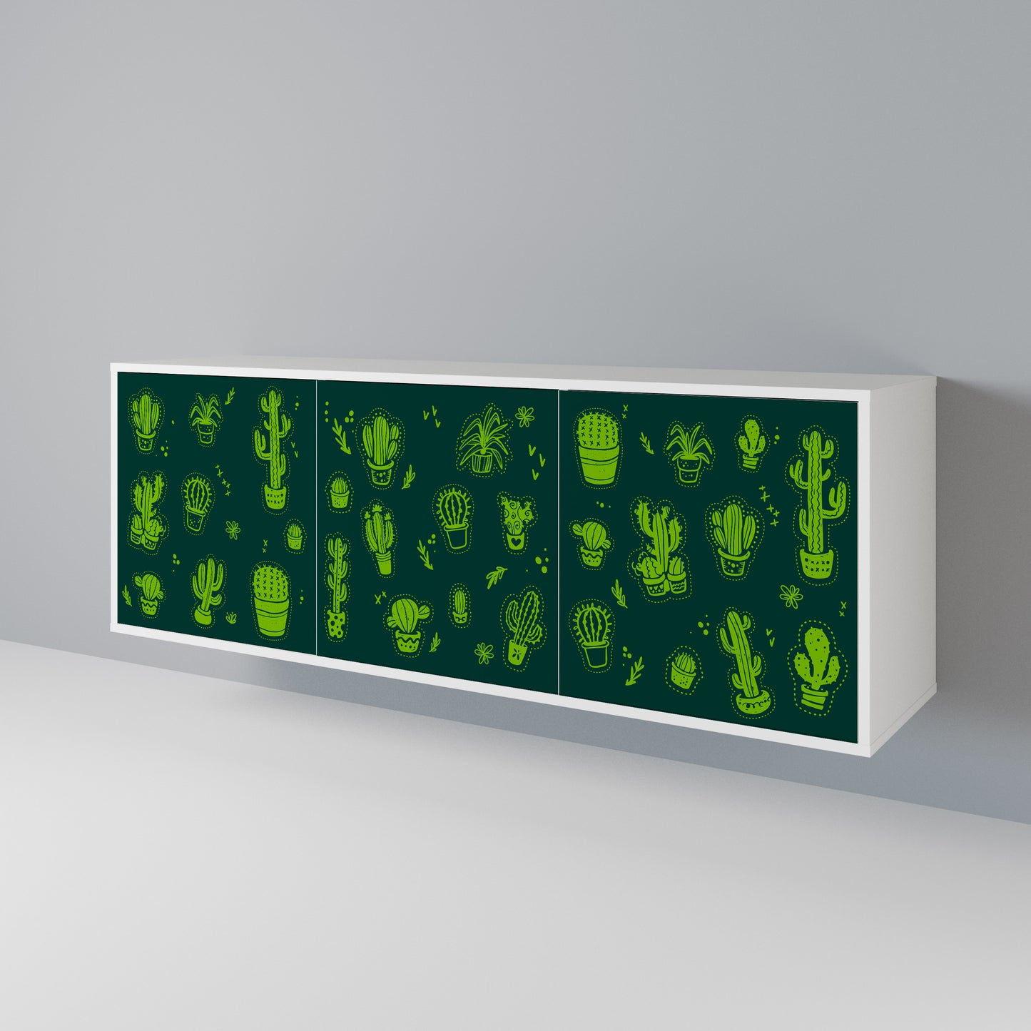 DESERT GREEN 3-Door Sideboard