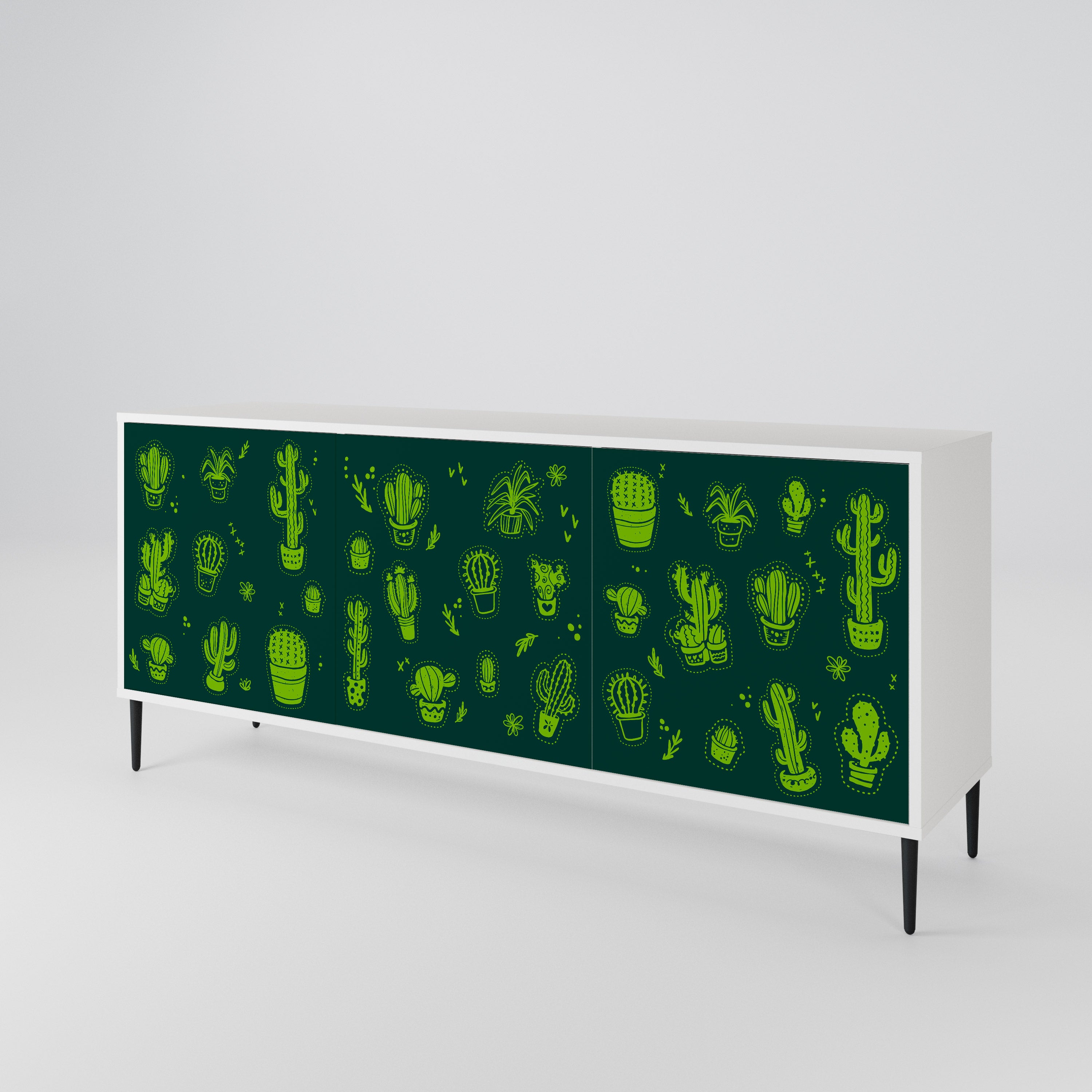 DESERT GREEN 3-Door Sideboard