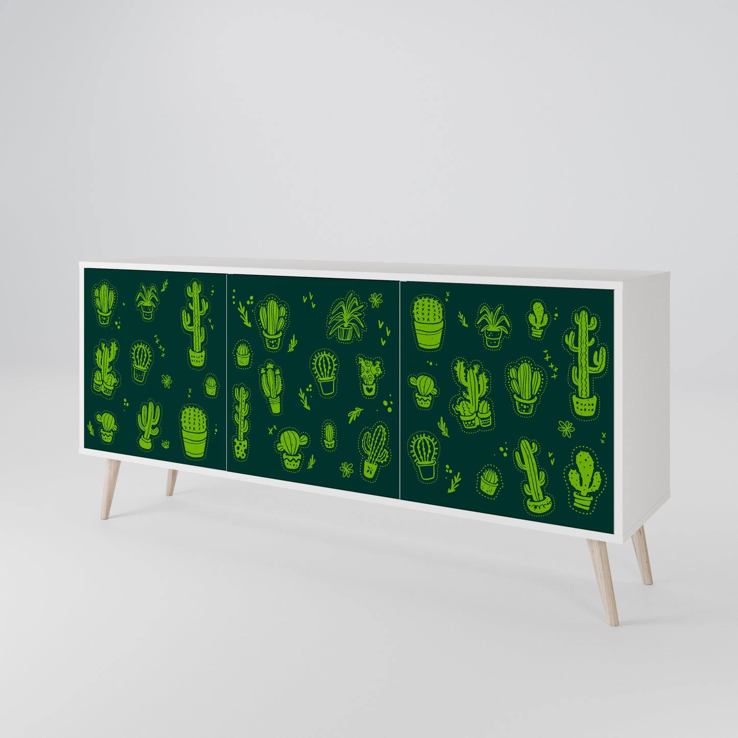 DESERT GREEN 3-Door Sideboard