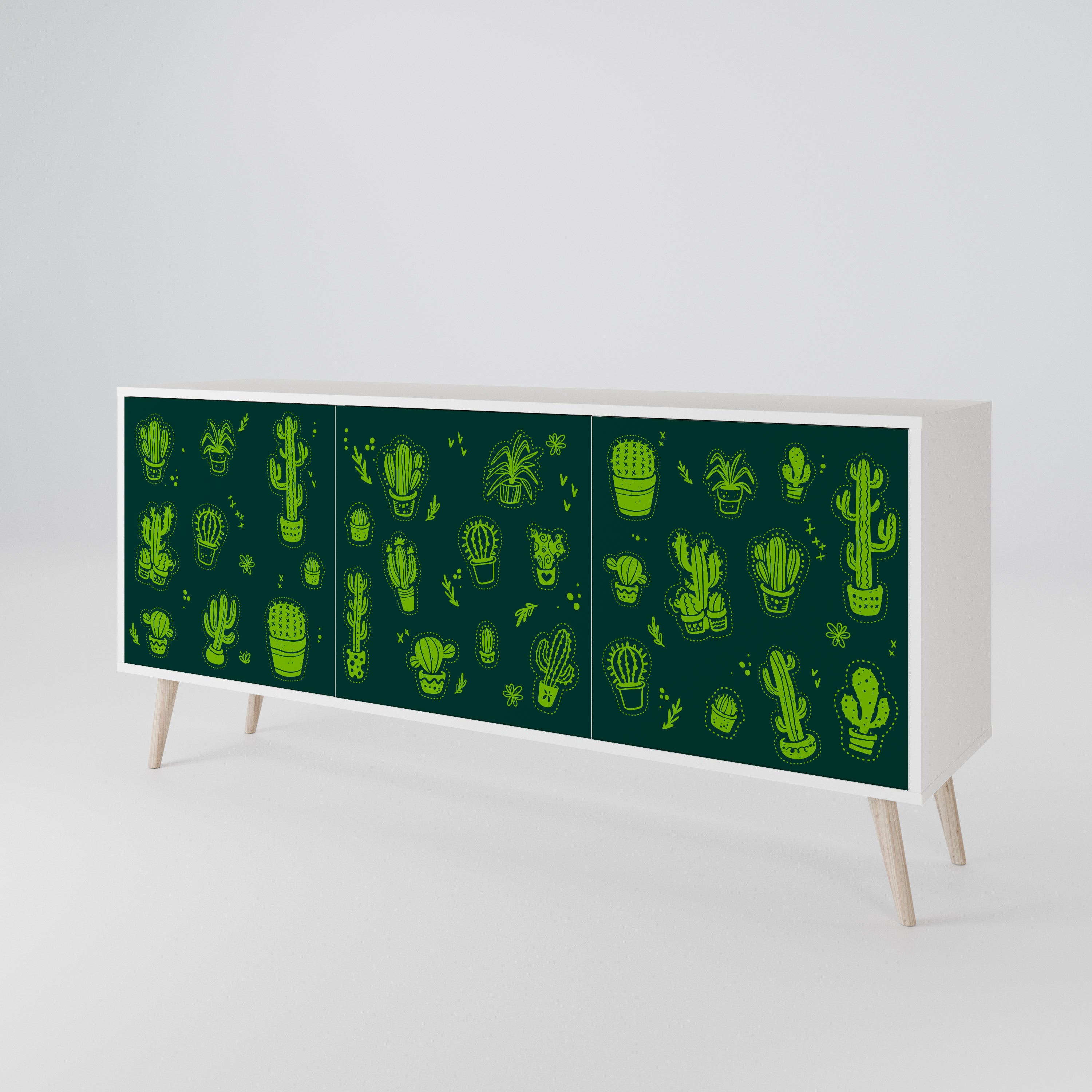 DESERT GREEN 3-Door Sideboard