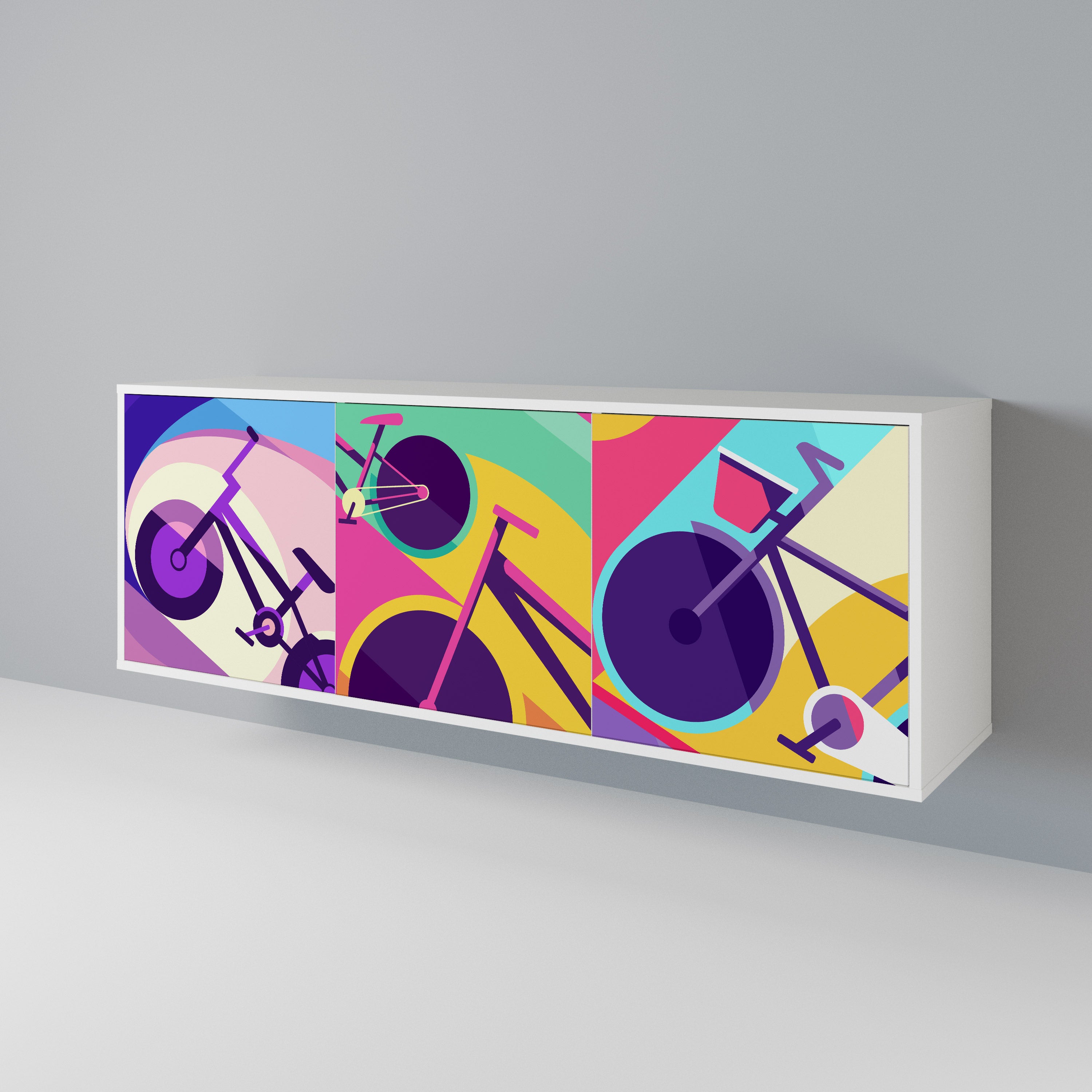 BIKE DREAMS 3-Door Sideboard