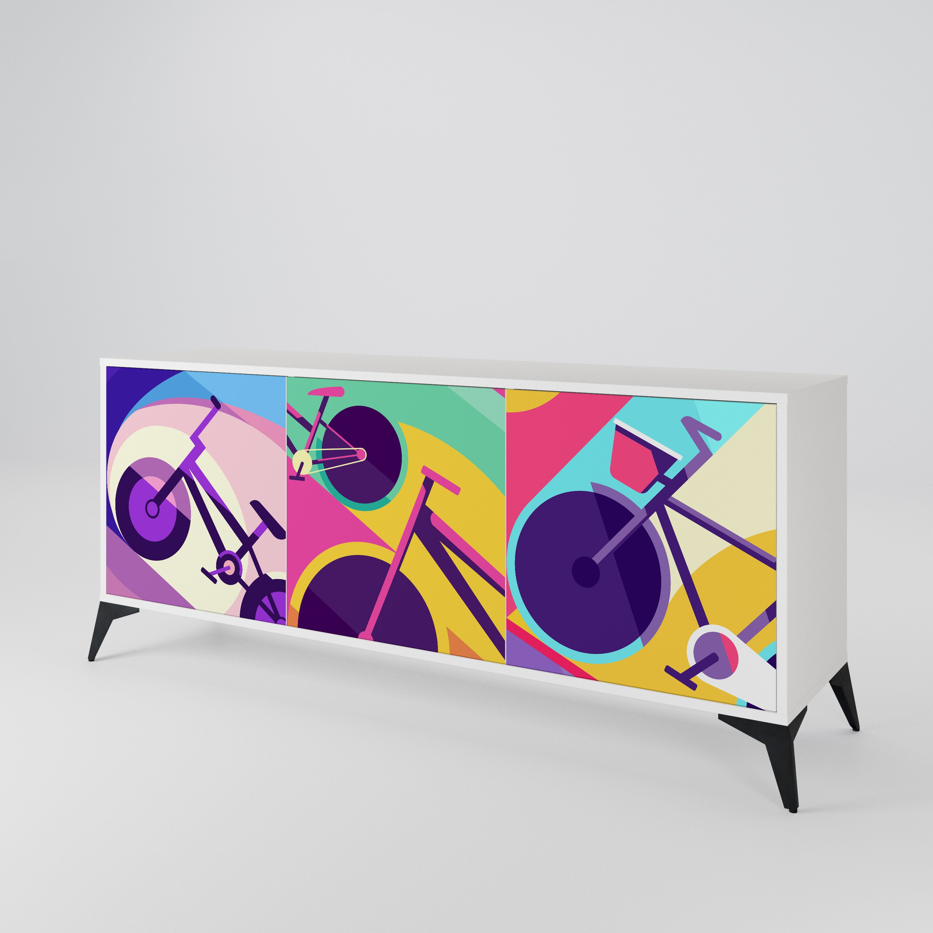 BIKE DREAMS 3-Door Sideboard