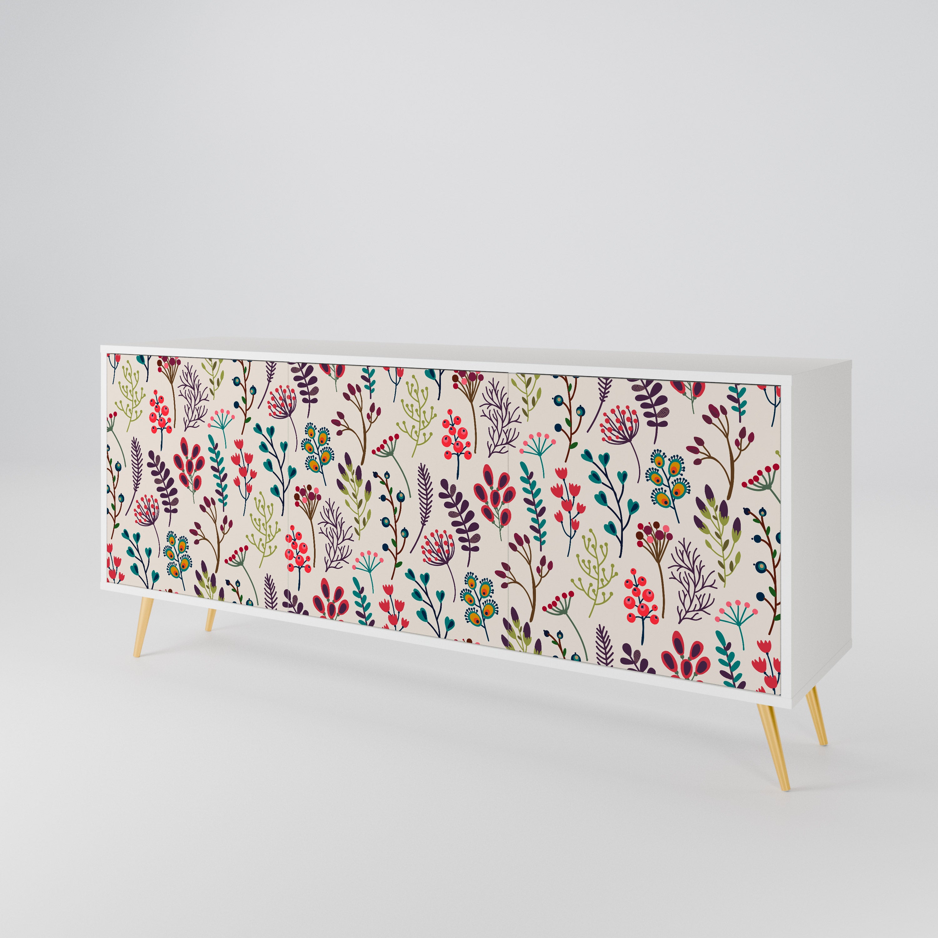 AUTUMN SUNDRIES 3-Door Sideboard