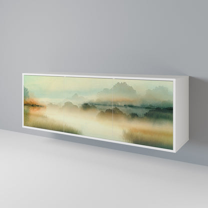 MORNING BY THE LAKE 3-Door Sideboard
