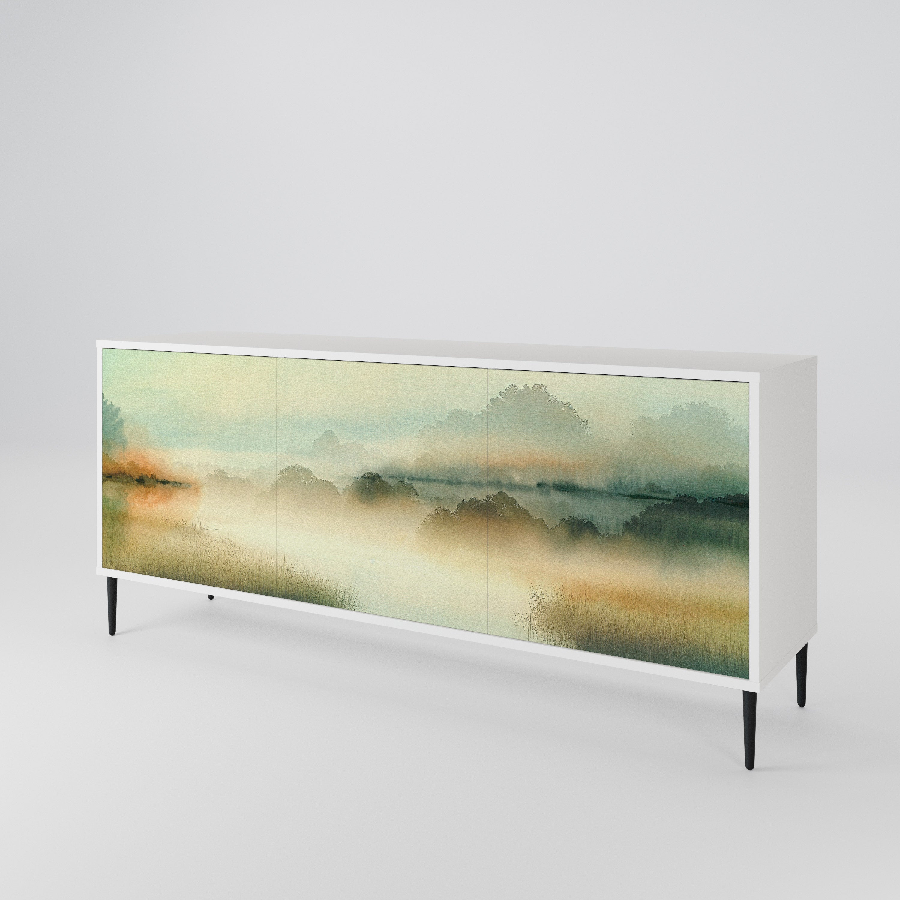 MORNING BY THE LAKE 3-Door Sideboard