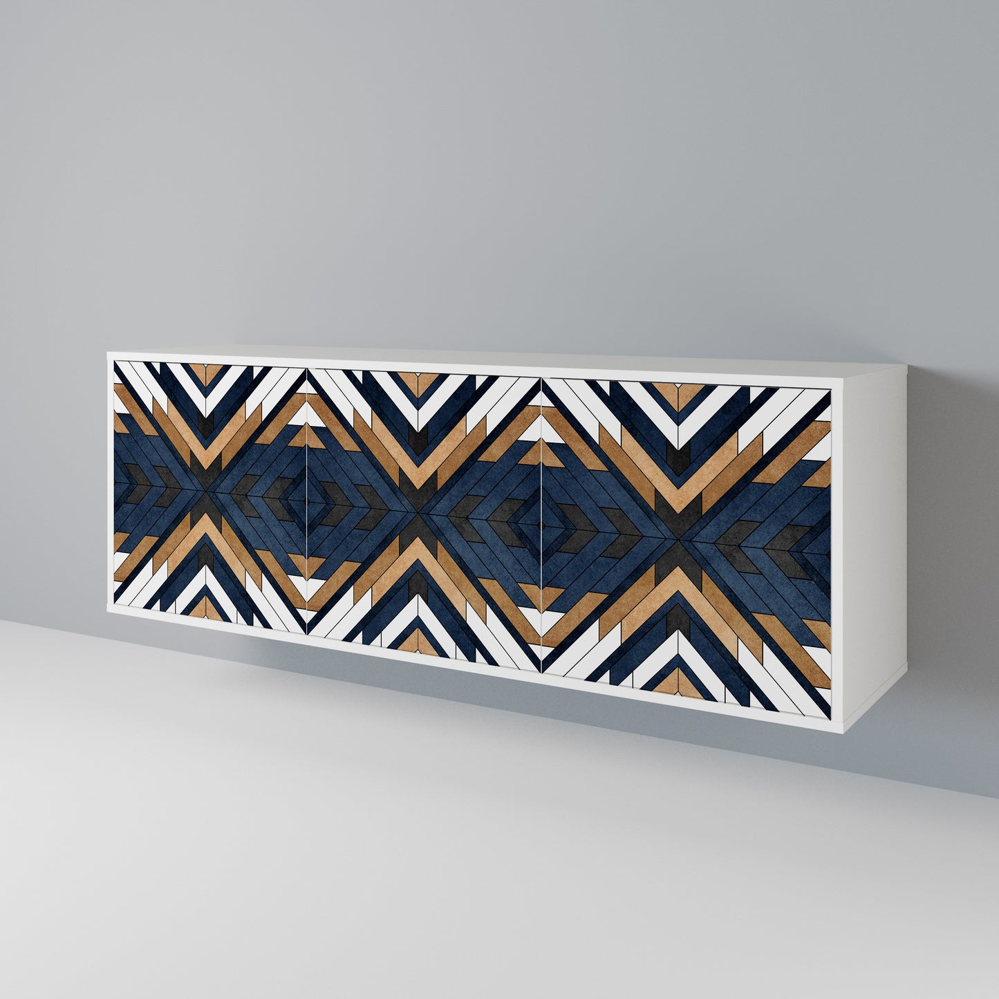 ARTFUL GEOMETRY 3-Door Sideboard