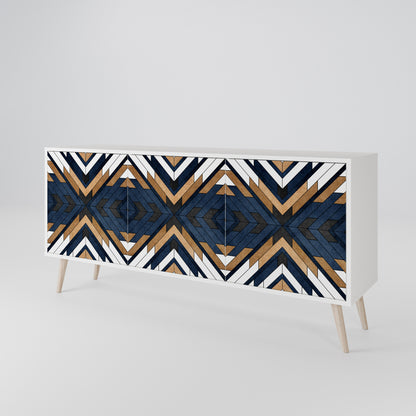 ARTFUL GEOMETRY 3-Door Sideboard
