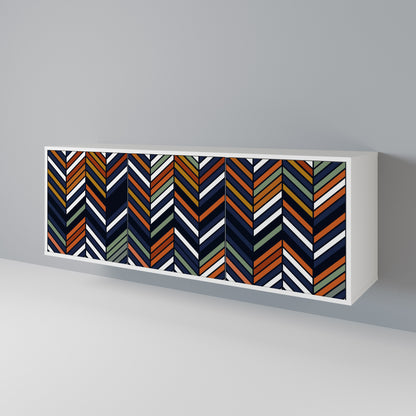 VIBRANT PATCHWORK 3-Door Sideboard