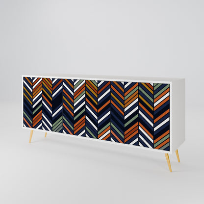 VIBRANT PATCHWORK 3-Door Sideboard