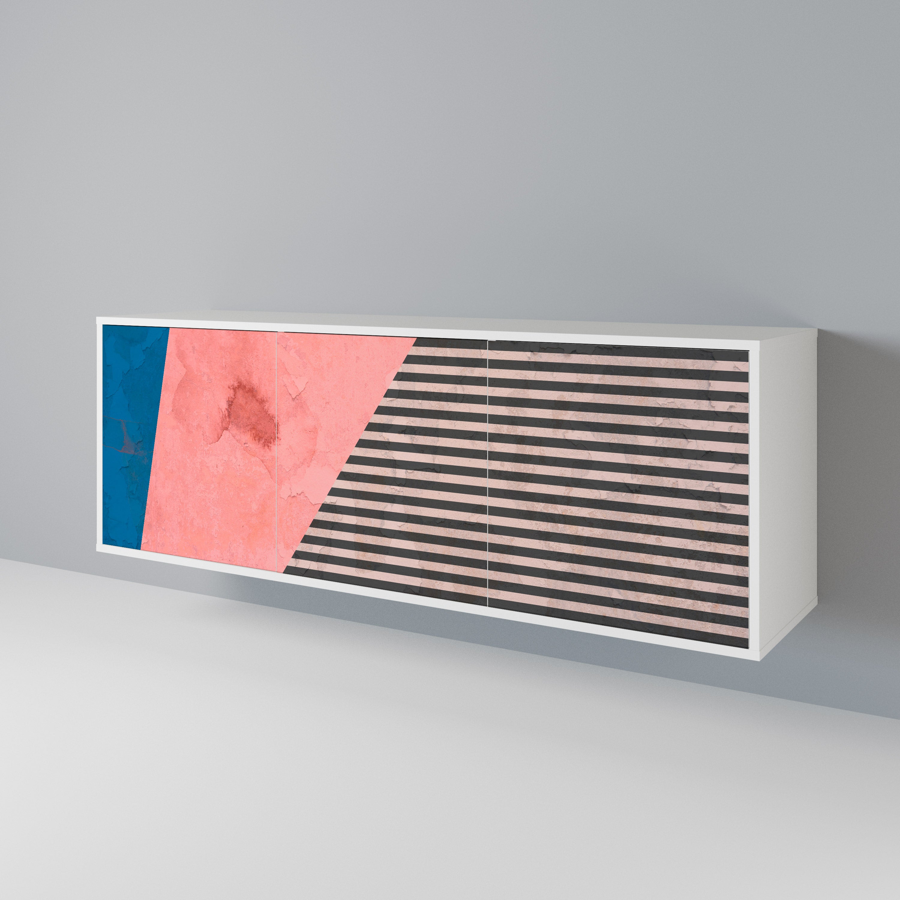 GLAMOROUS STRIPE 3-Door Sideboard