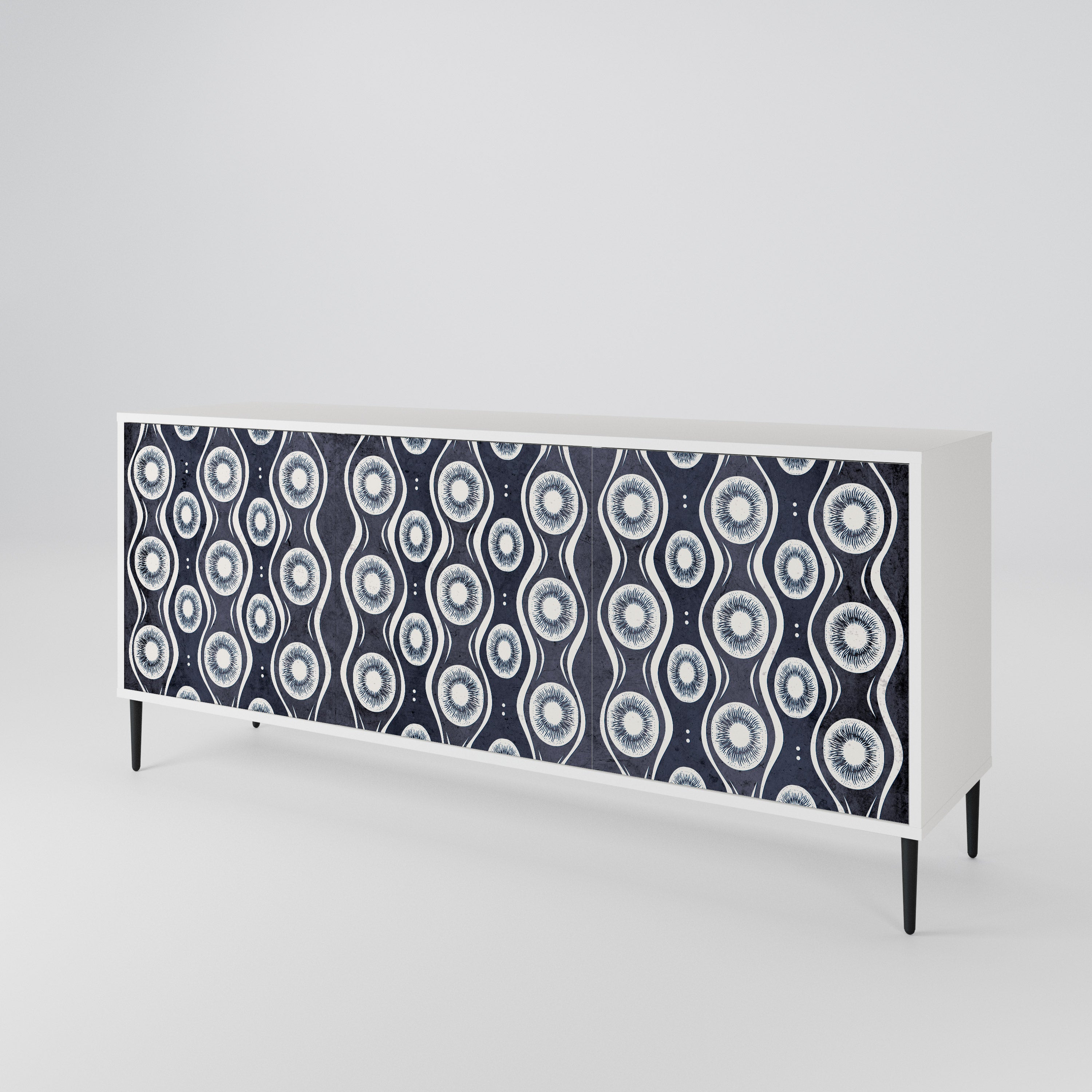 GRAPHITE EYES 3-Door Sideboard