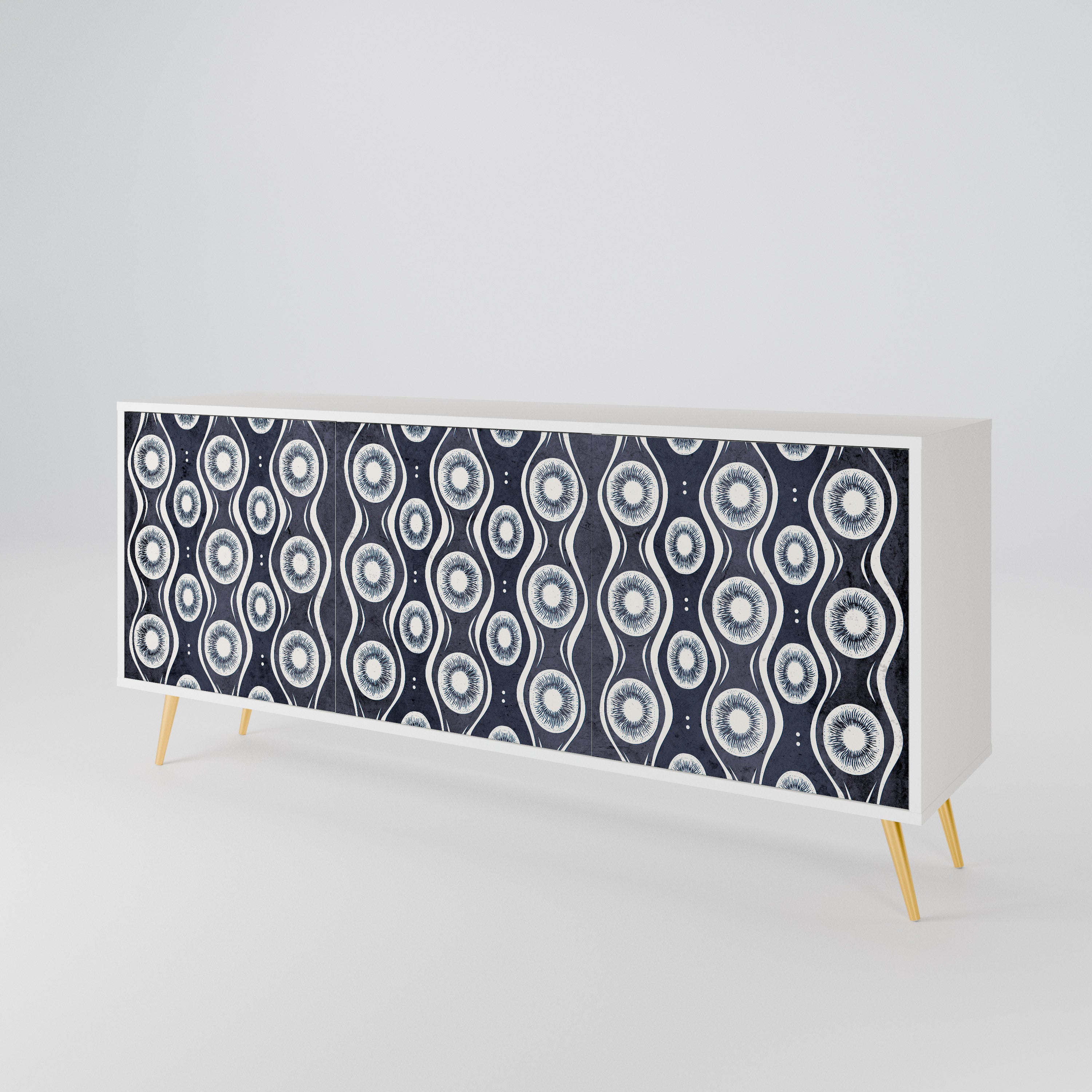 GRAPHITE EYES 3-Door Sideboard