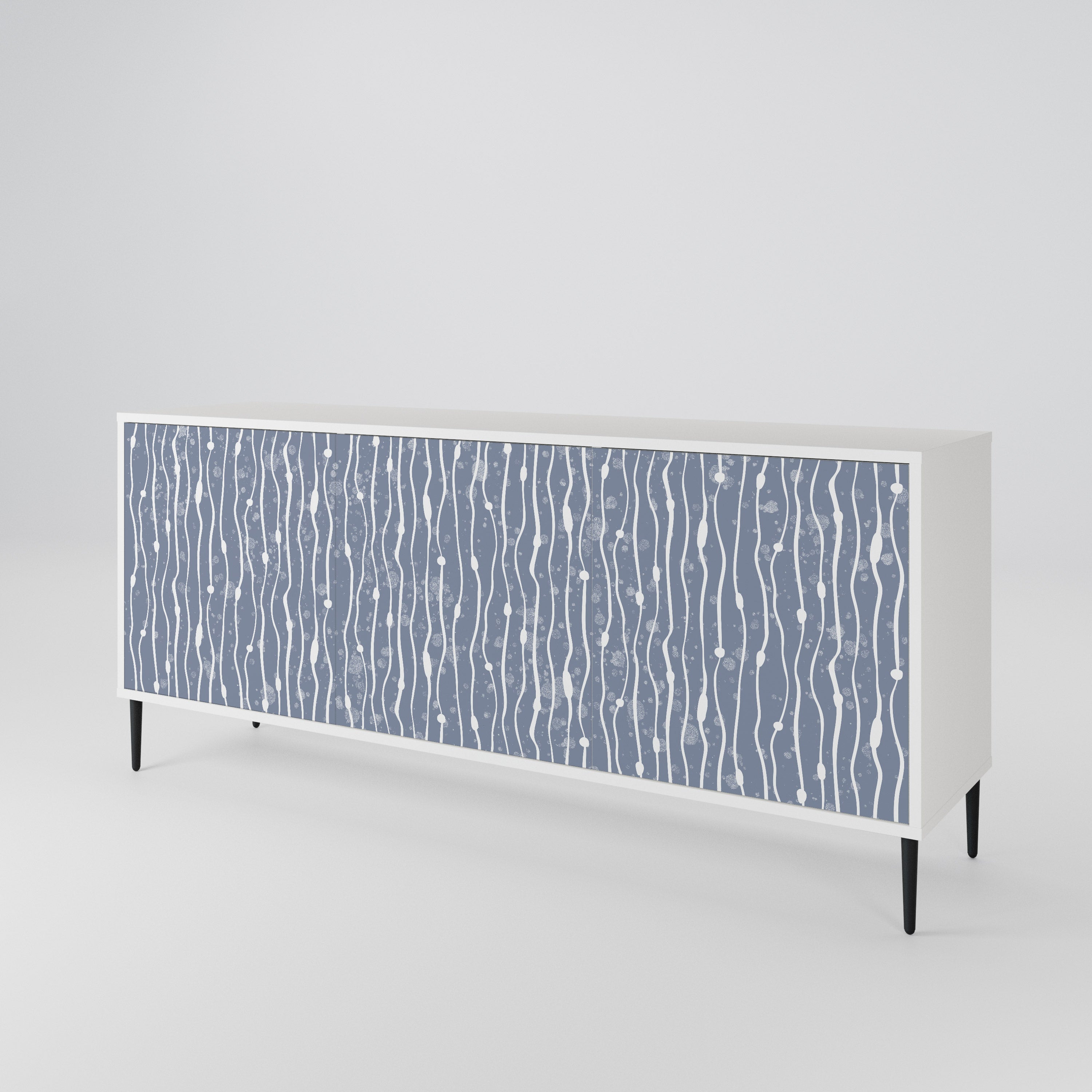 GRAPHITE RAIN 3-Door Sideboard