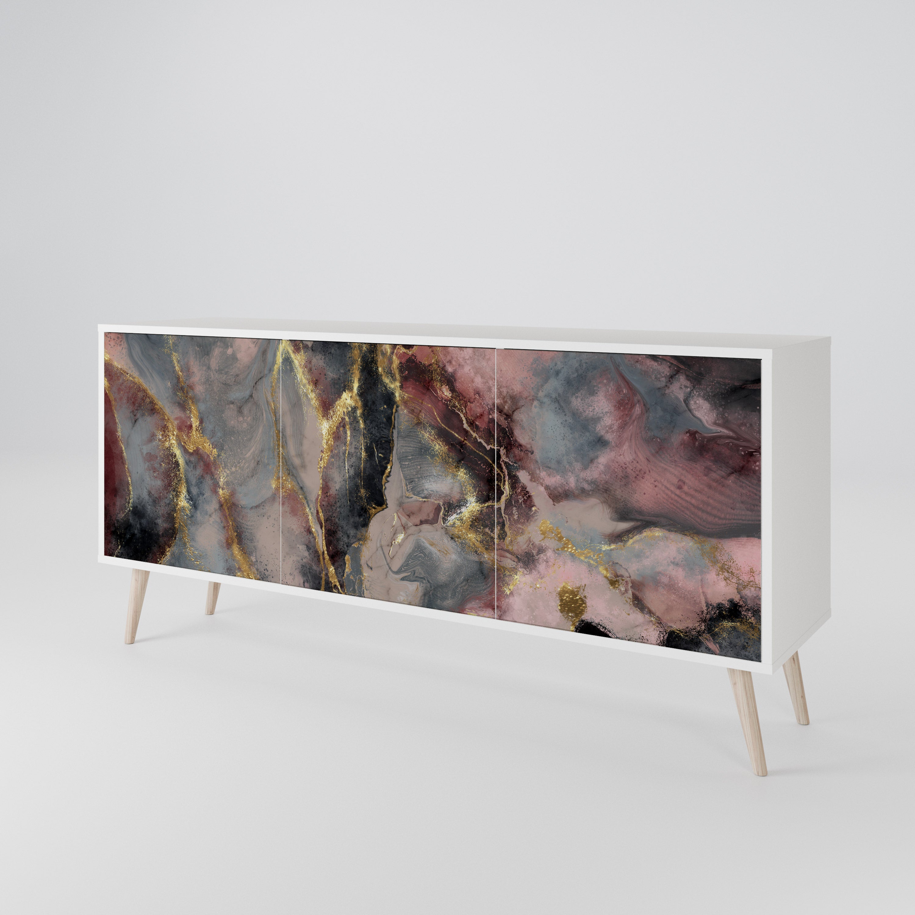 GOLDEN TIDES 3-Door Sideboard