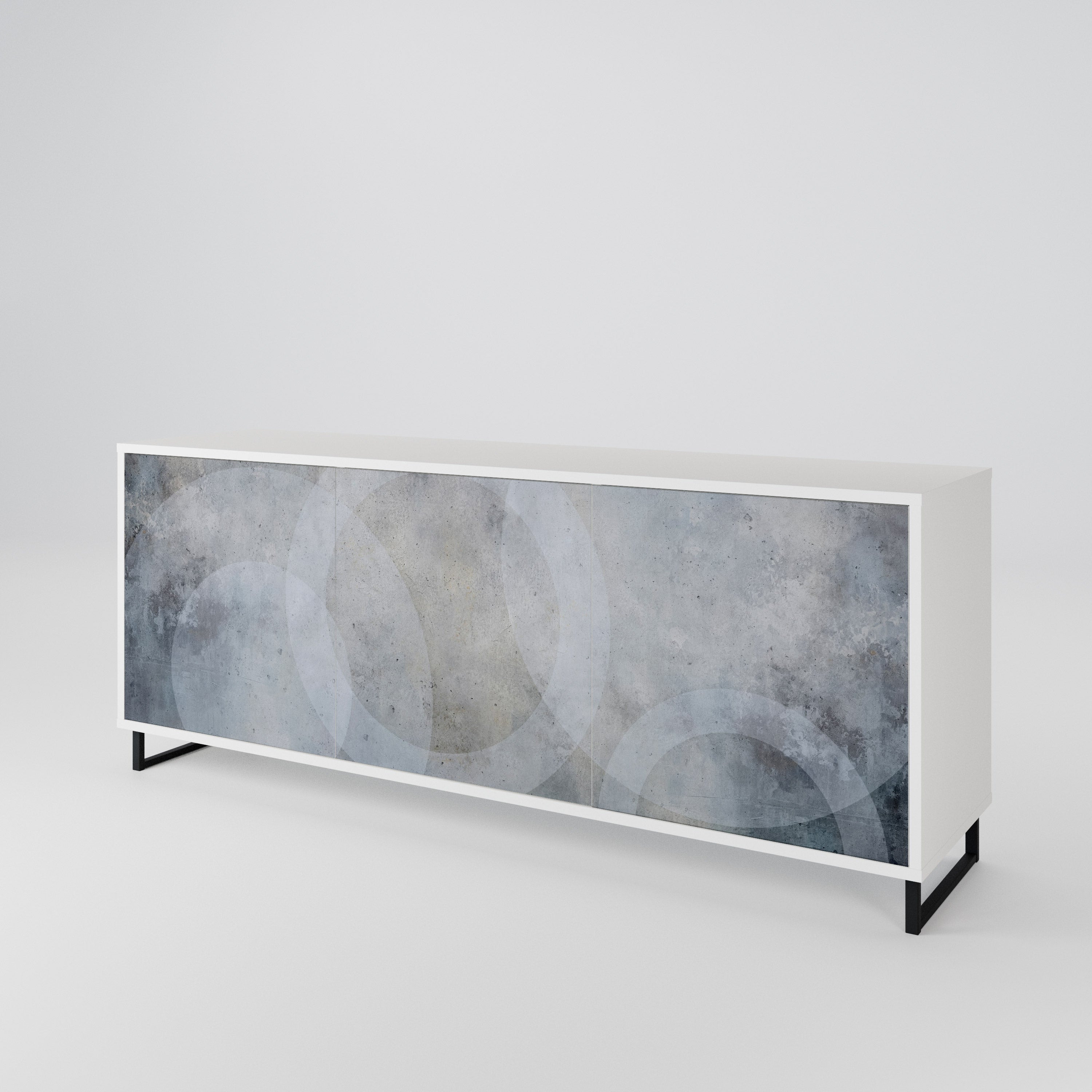 MUTED ARC 3-Door Sideboard