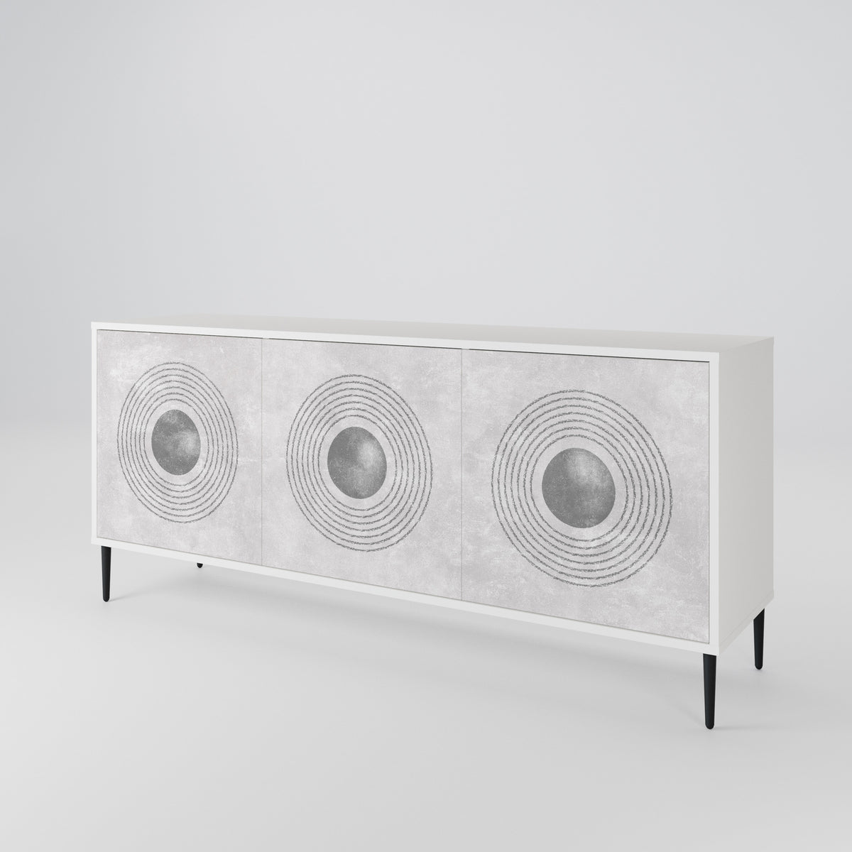 SOLID CIRCLES 3-Door Sideboard