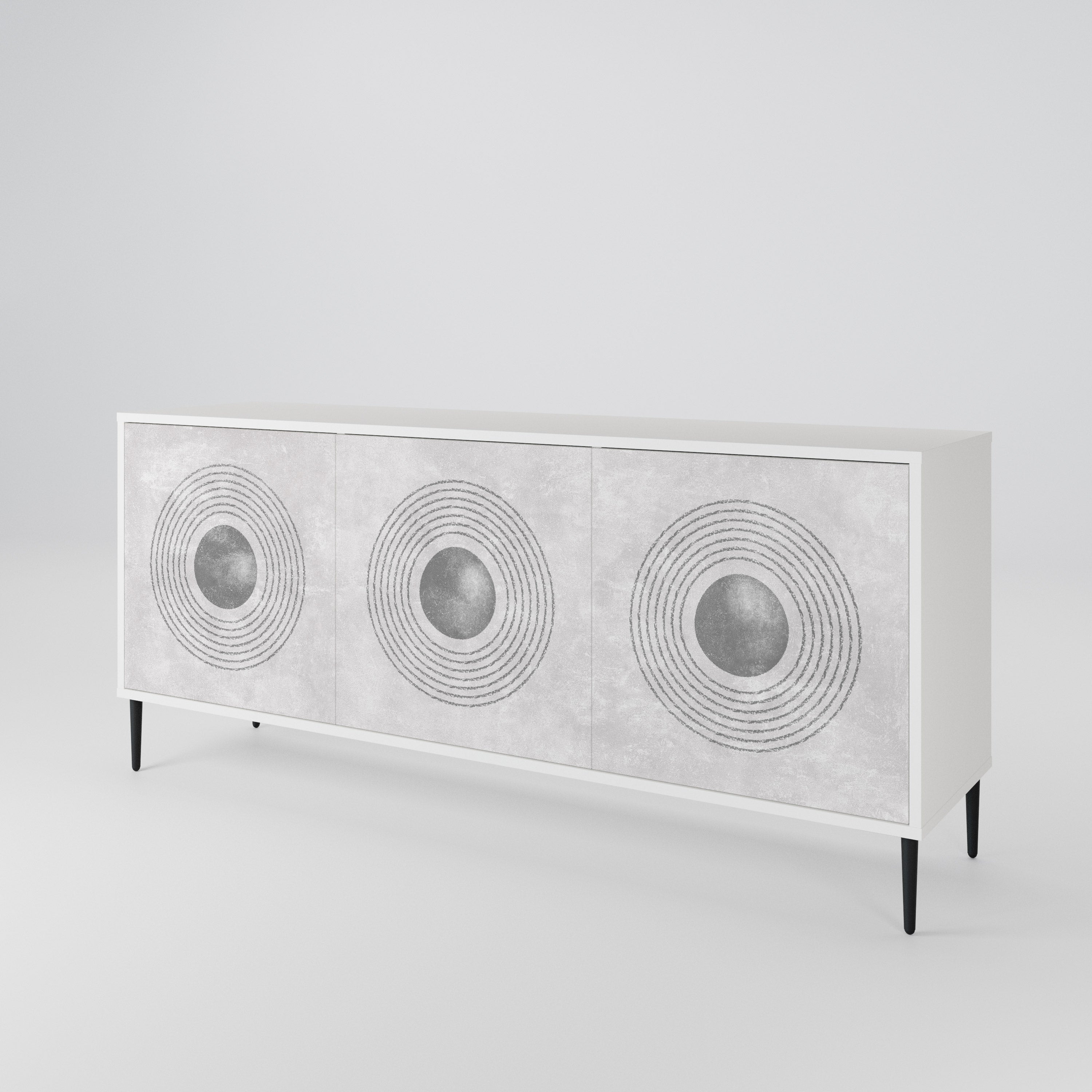 SOLID CIRCLES 3-Door Sideboard