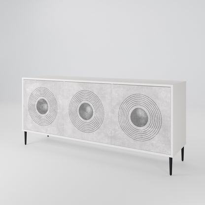 SOLID CIRCLES 3-Door Sideboard