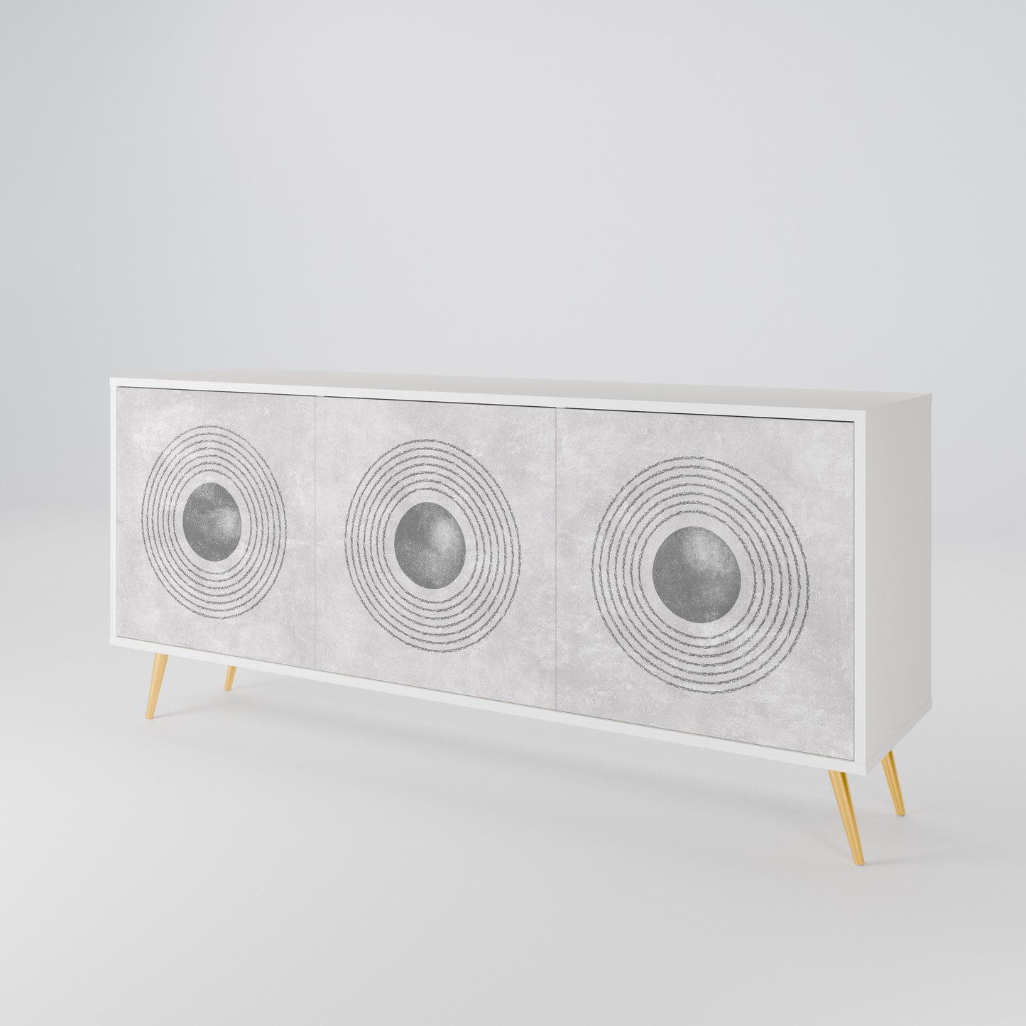 SOLID CIRCLES 3-Door Sideboard
