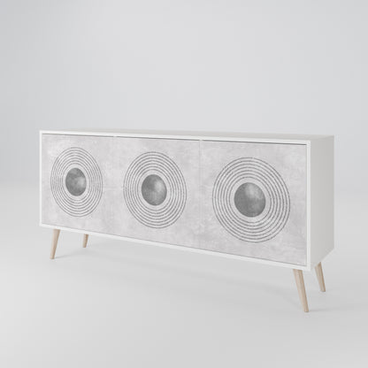 SOLID CIRCLES 3-Door Sideboard