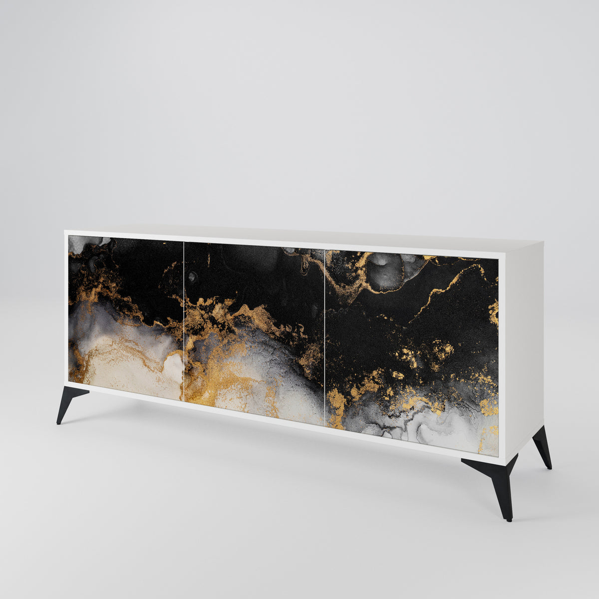 MARBLE OF TOMMORROW 3-Door Sideboard