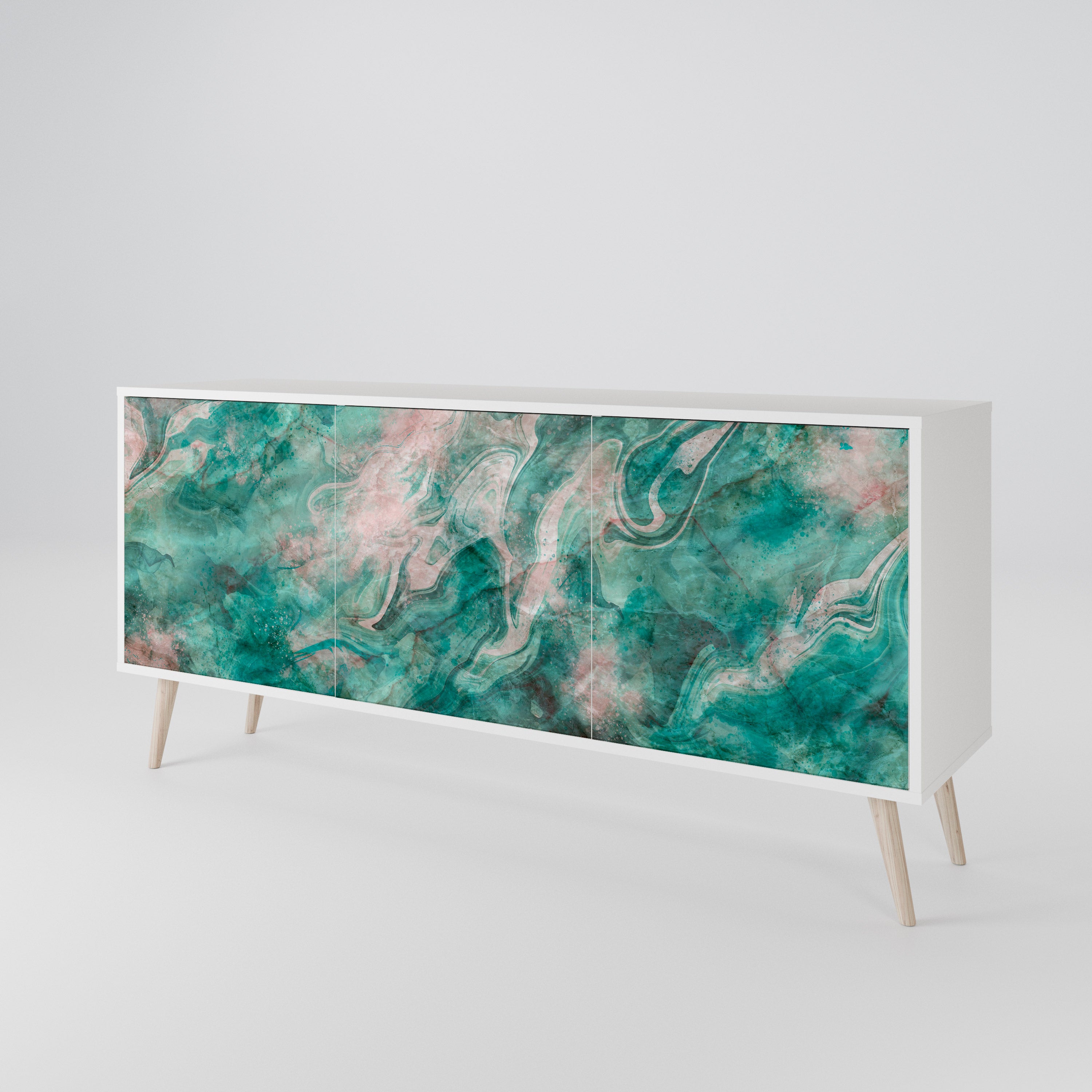 ABSTRACT ALCHEMY 3-Door Sideboard