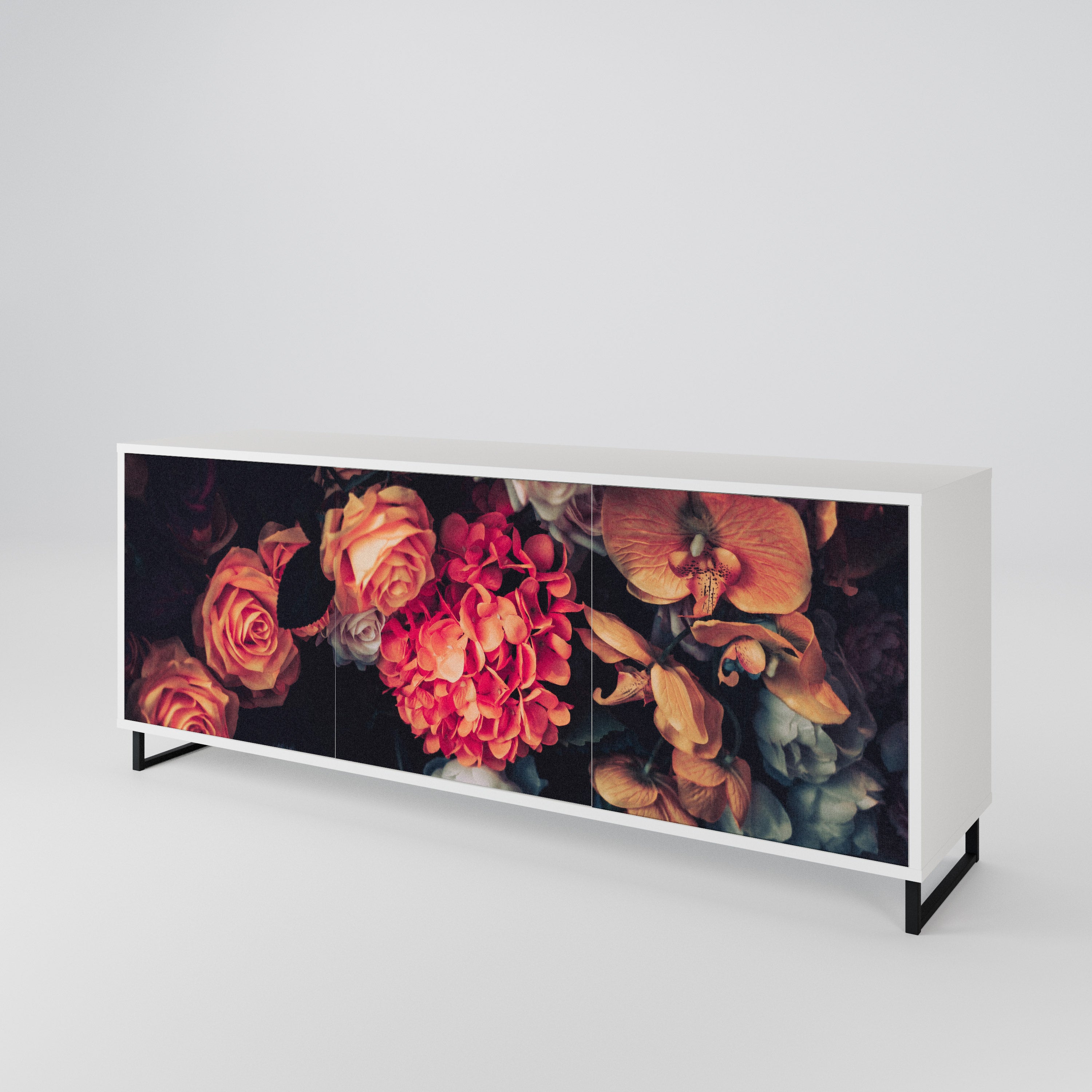 NEVERENDING BLOOM 3-Door Sideboard