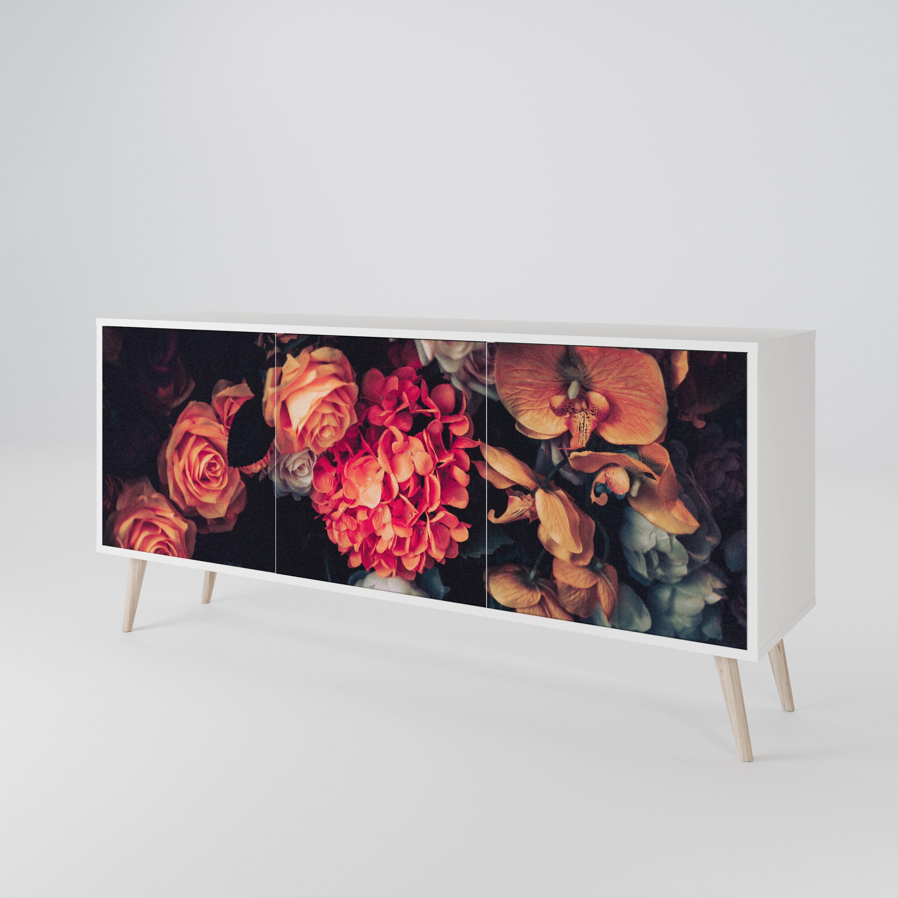 NEVERENDING BLOOM 3-Door Sideboard