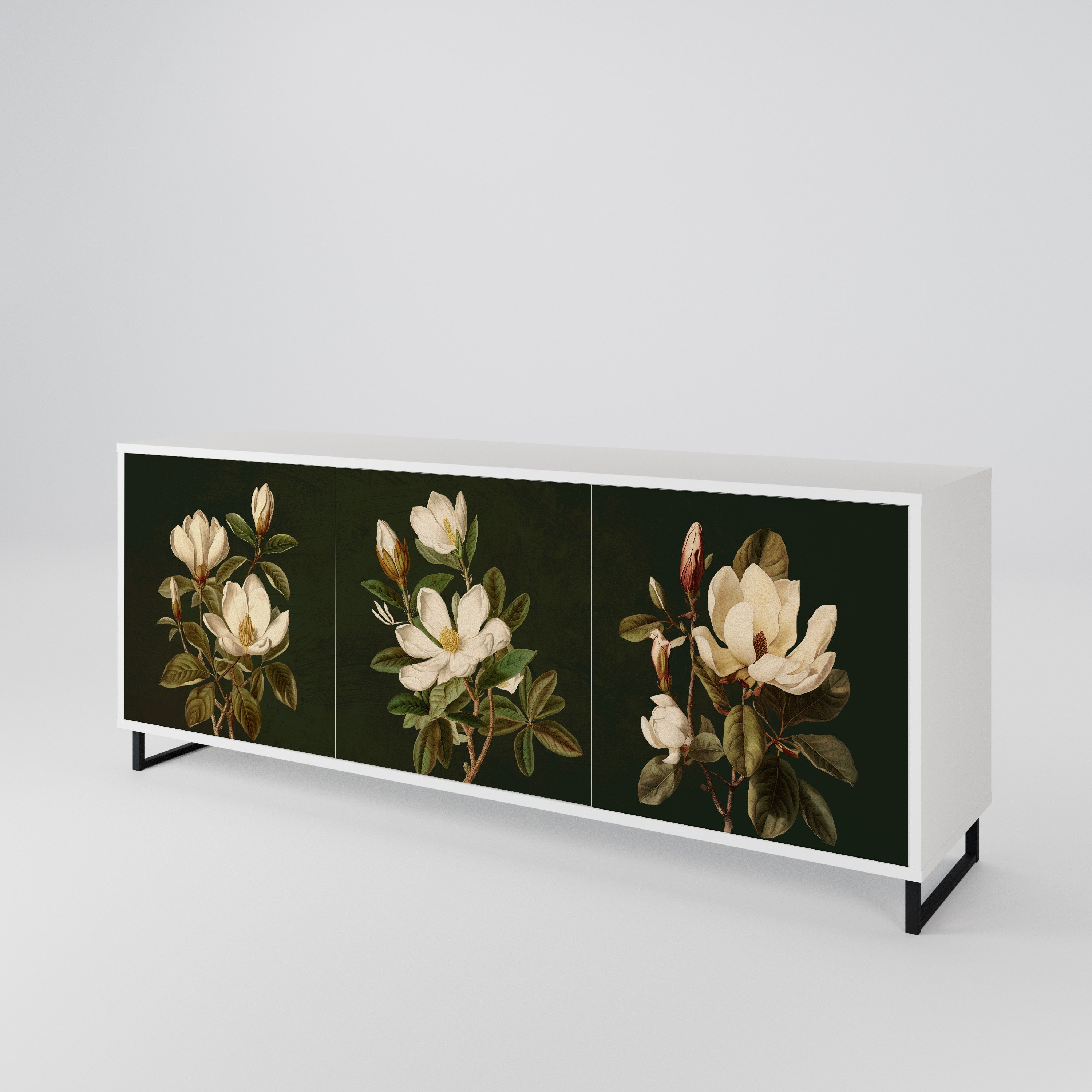FLORAL NOIR 3-Door Sideboard