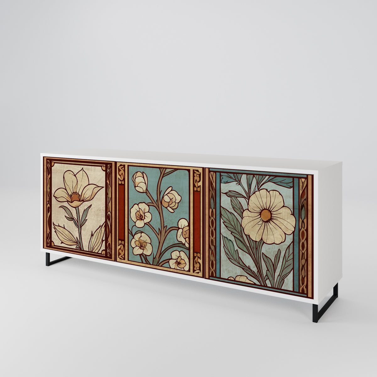 TIMELESS FLORA 3-Door Sideboard