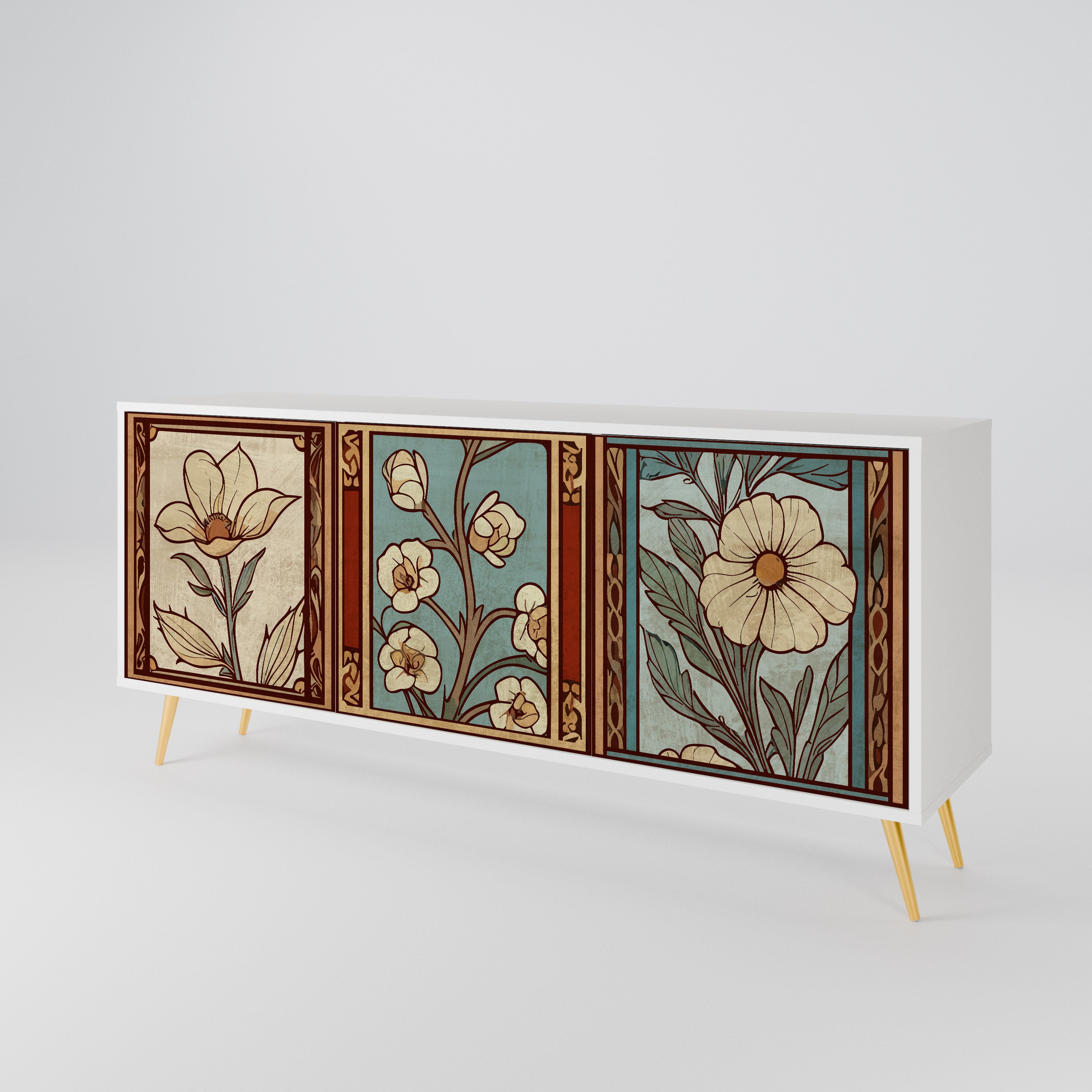 TIMELESS FLORA 3-Door Sideboard