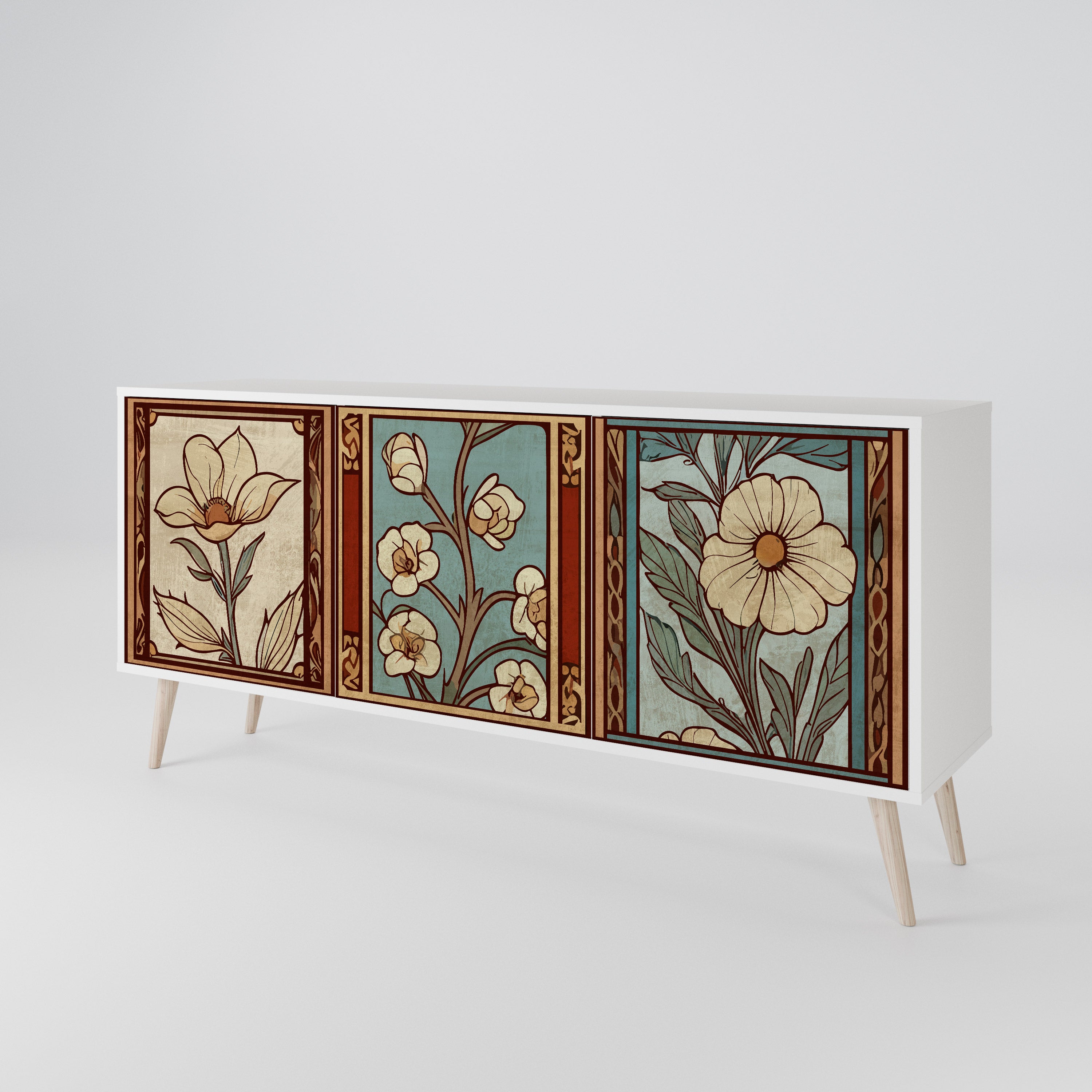 TIMELESS FLORA 3-Door Sideboard