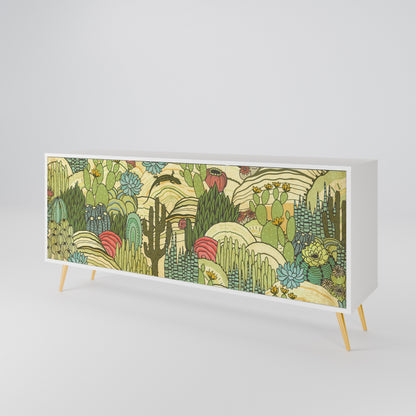 SUCCULENTS KALEIDOSCOPE 3-Door Sideboard