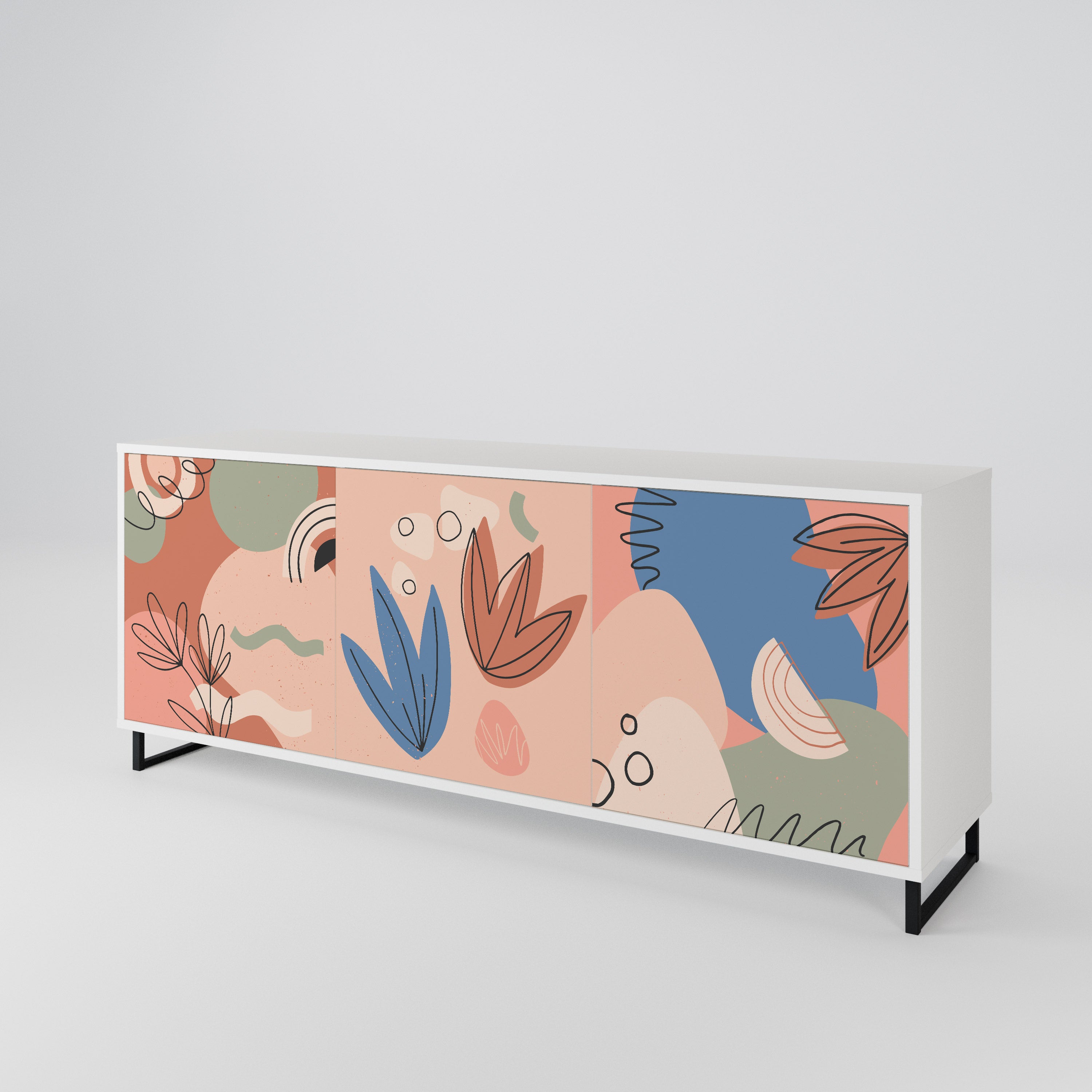 PASTEL DESTINY 3-Door Sideboard