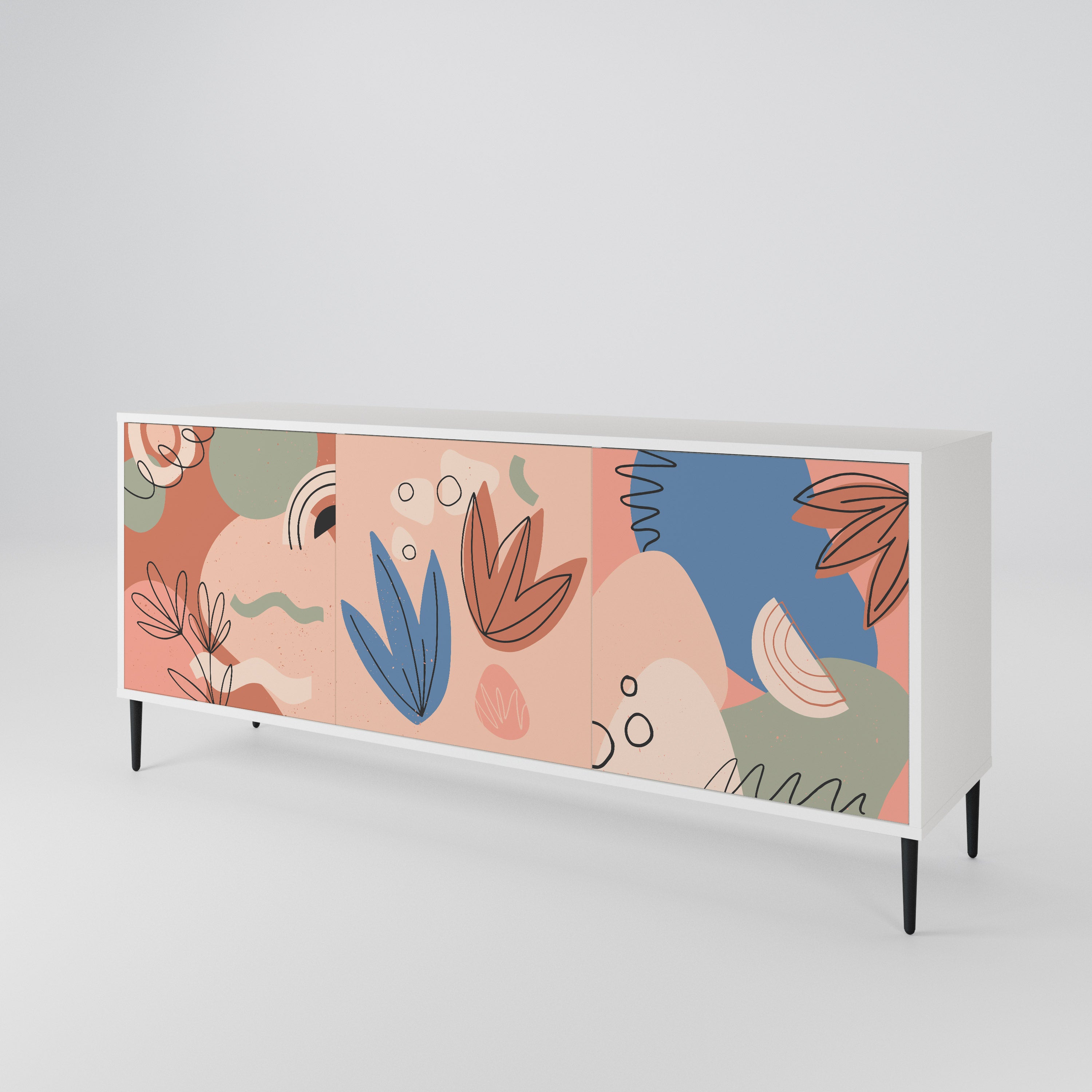 PASTEL DESTINY 3-Door Sideboard